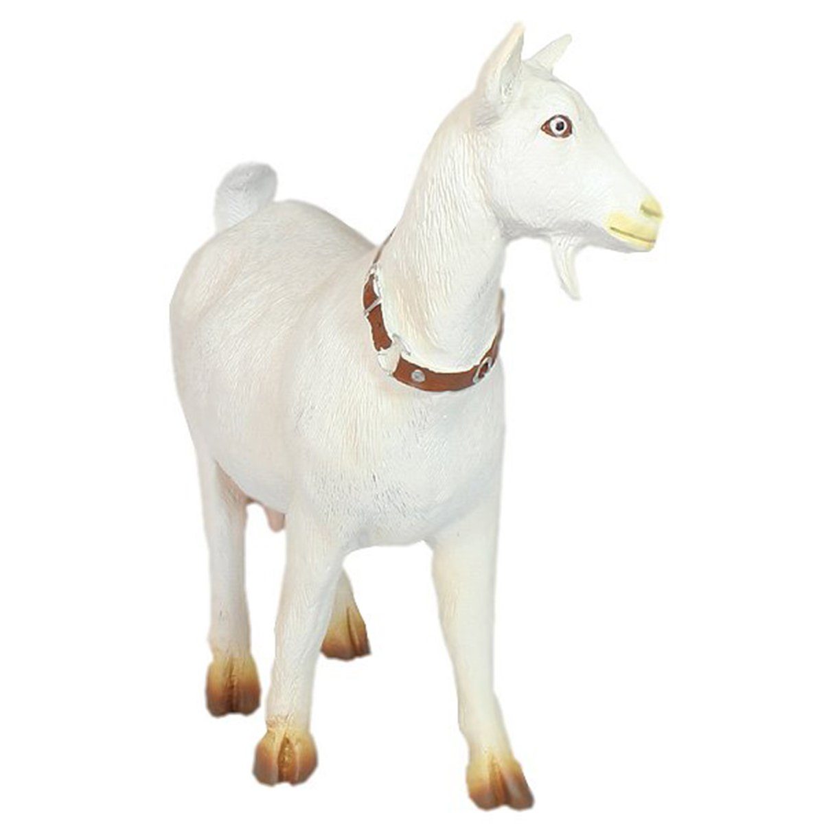 colourliving Tierfigur Deko Ziege Mecki Figur Ziegen Gartenfigur XL Tierfigur Dekofigur (1x Gartenfigur), Handbemalt, Wetterfest, Lebensecht wirkend – Bild 2 von 3