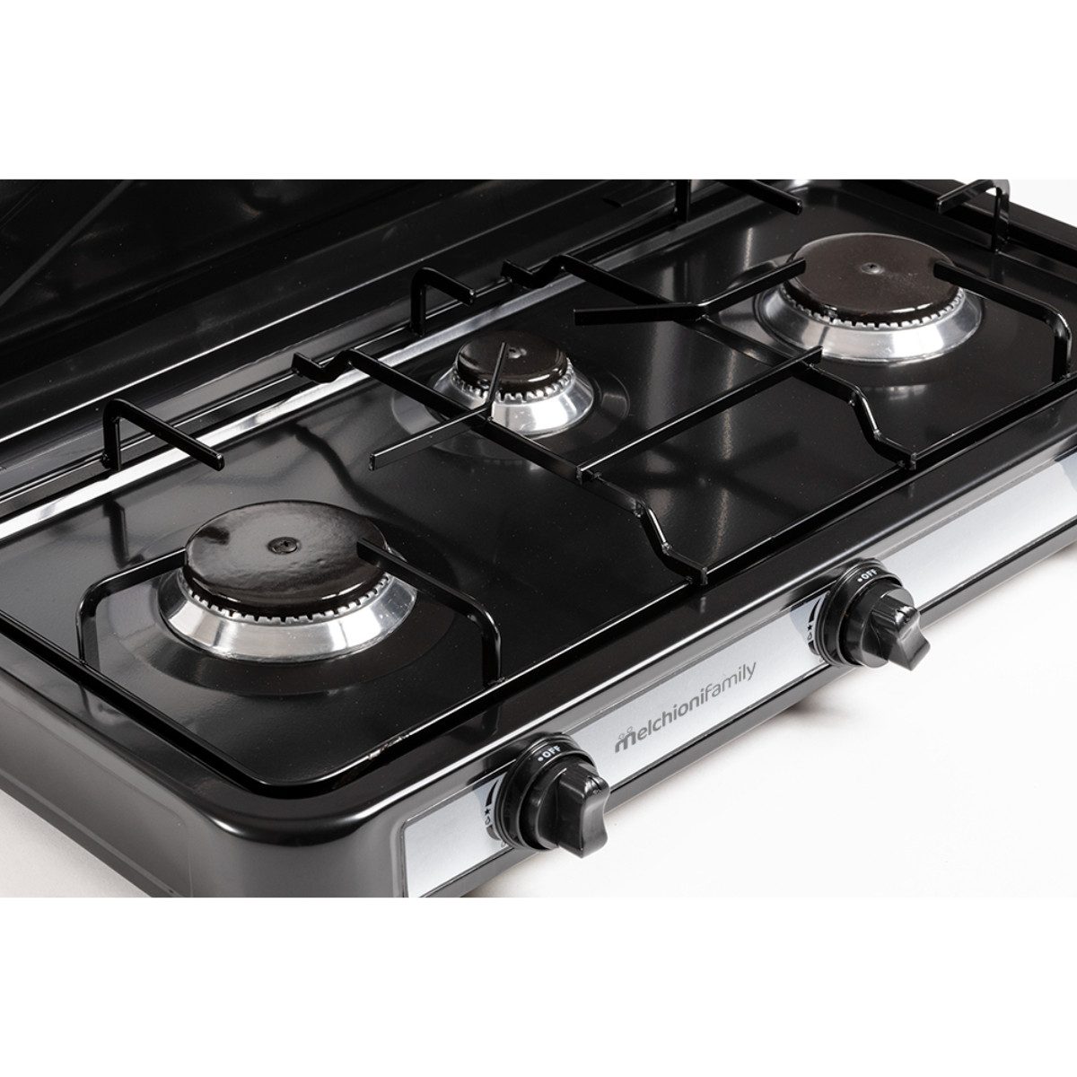 Melchioni Gaskocher MINERVA 3 NEW, Drei Brenner für maximale Flexibilität beim Outdoor Kochen