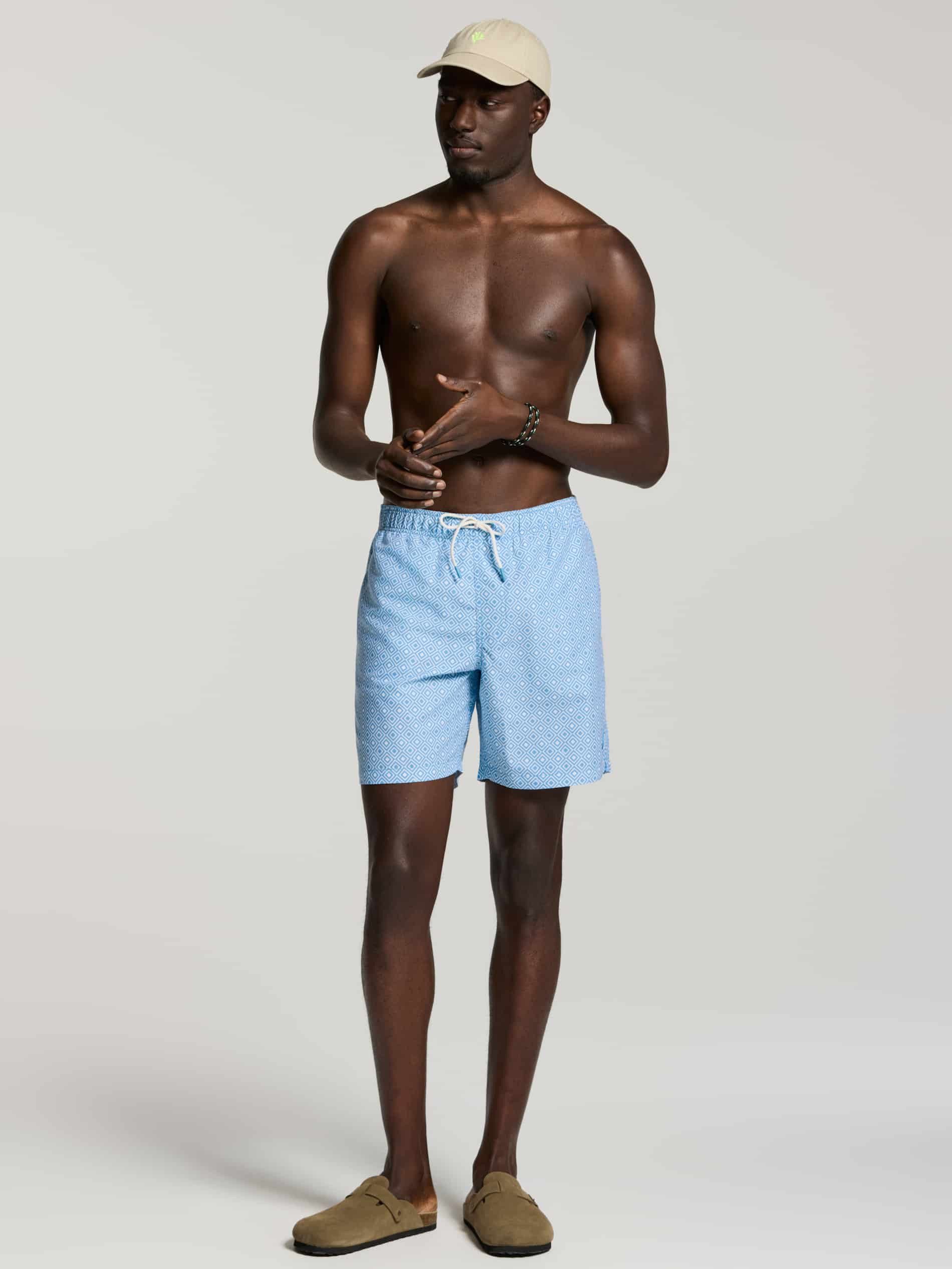 Shiwi Badehose Herren Badeshort 7 inch Geo Square