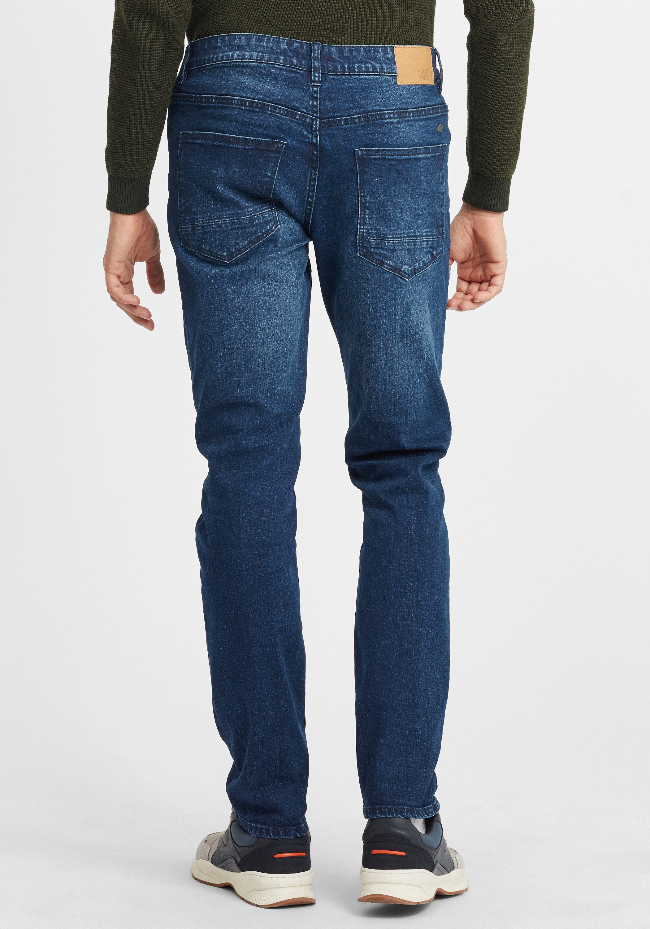 !Solid 5-Pocket-Jeans SDFynn 5-Pocket-Jeans mit Washed-Effekt
