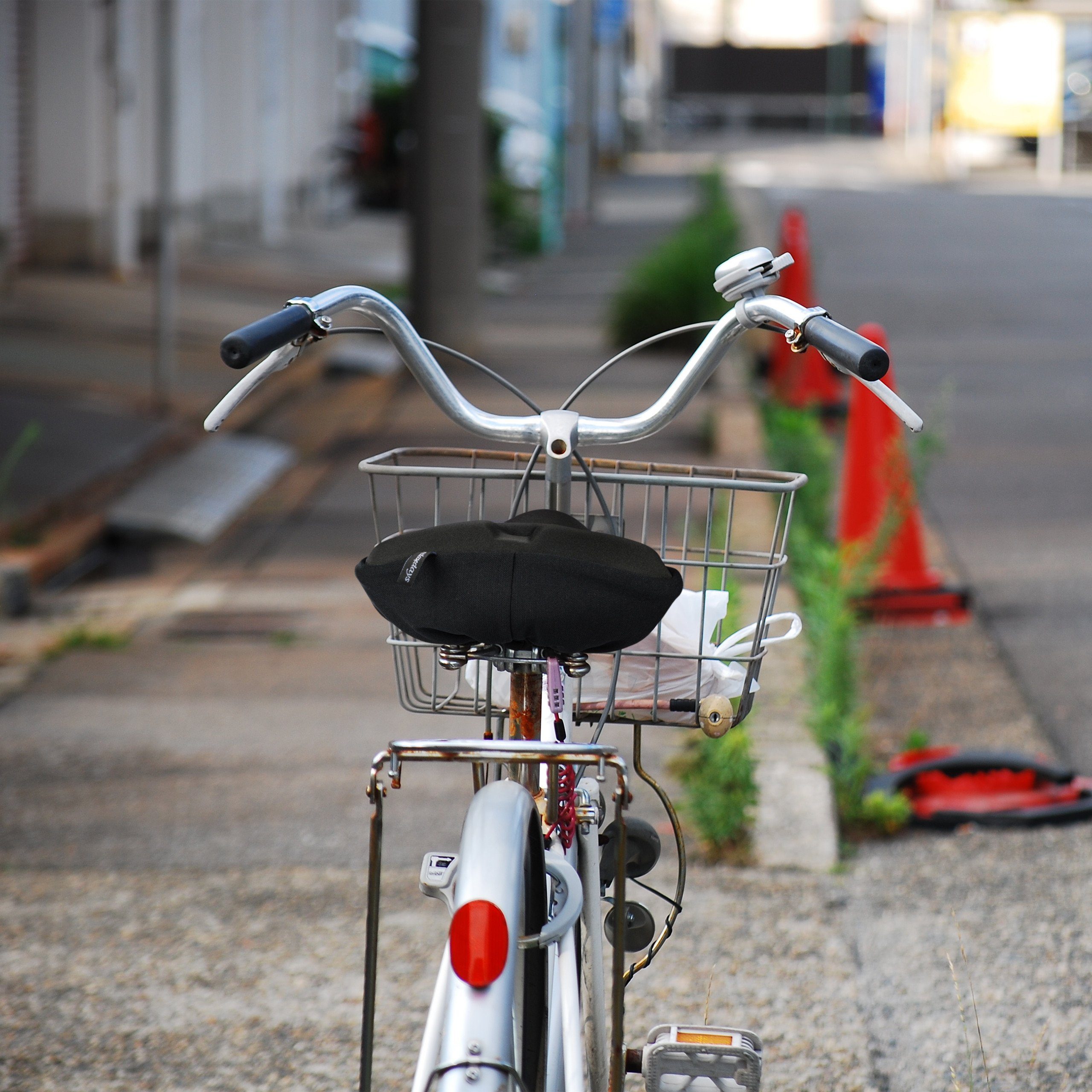 Thermrup Fahrrad Sitzheizung Beheizbarer Fahrradsattelbezug USB mit Tasche  und Regenschutzbezug