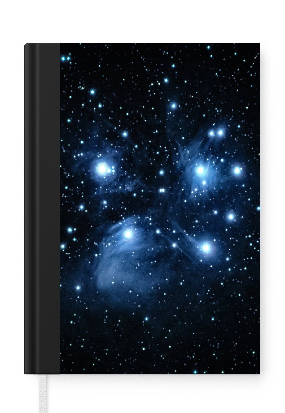 MuchoWow Notizbuch Universum - Planeten - Sterne - Jungen - Mädchen - Kinder, Journal, Merkzettel, Tagebuch, Notizheft, A5, 98 Seiten, Haushaltsbuch