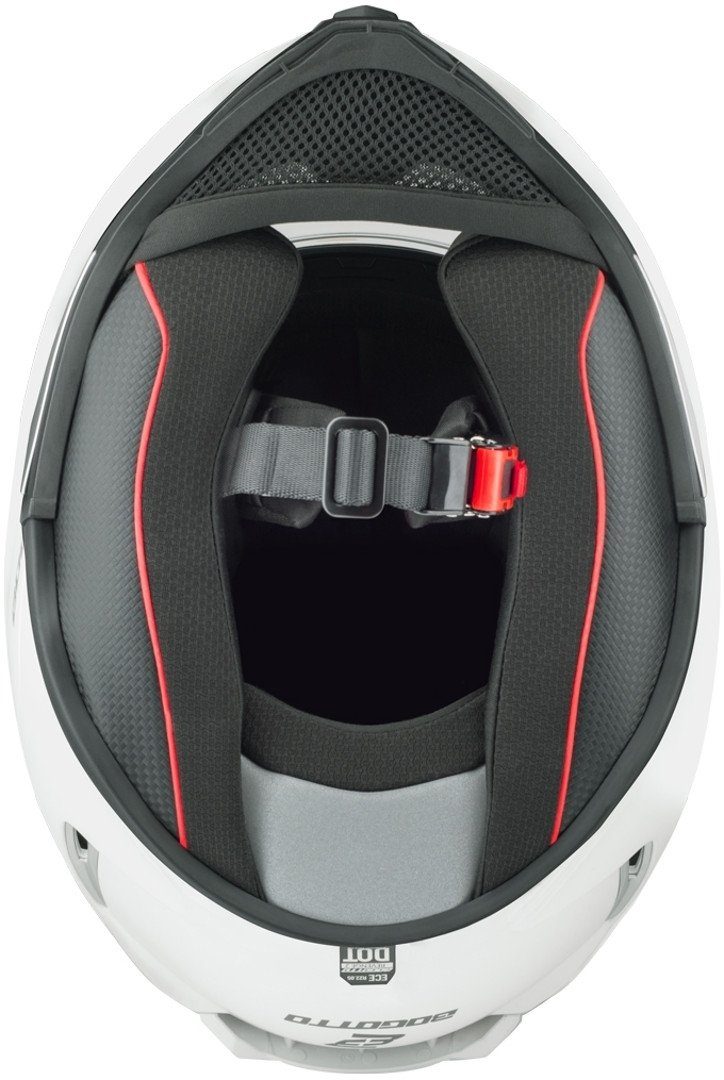 Bogotto Motorradhelm FF110 Helm, reflektierende, Pinlock, Schnellwechselvisier, Ratschenverschluss