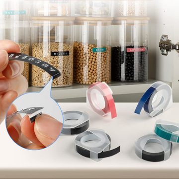 Coonoor 3D-Drucker Tragbarer Beschriftungsgerät, mit 6 Etikettenband für Haus Etikettendrucker