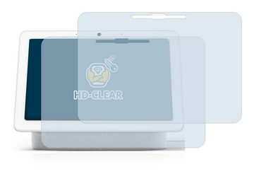 BROTECT Schutzfolie für Google Nest Hub Max, Displayschutzfolie, 2 Stück, Folie klar