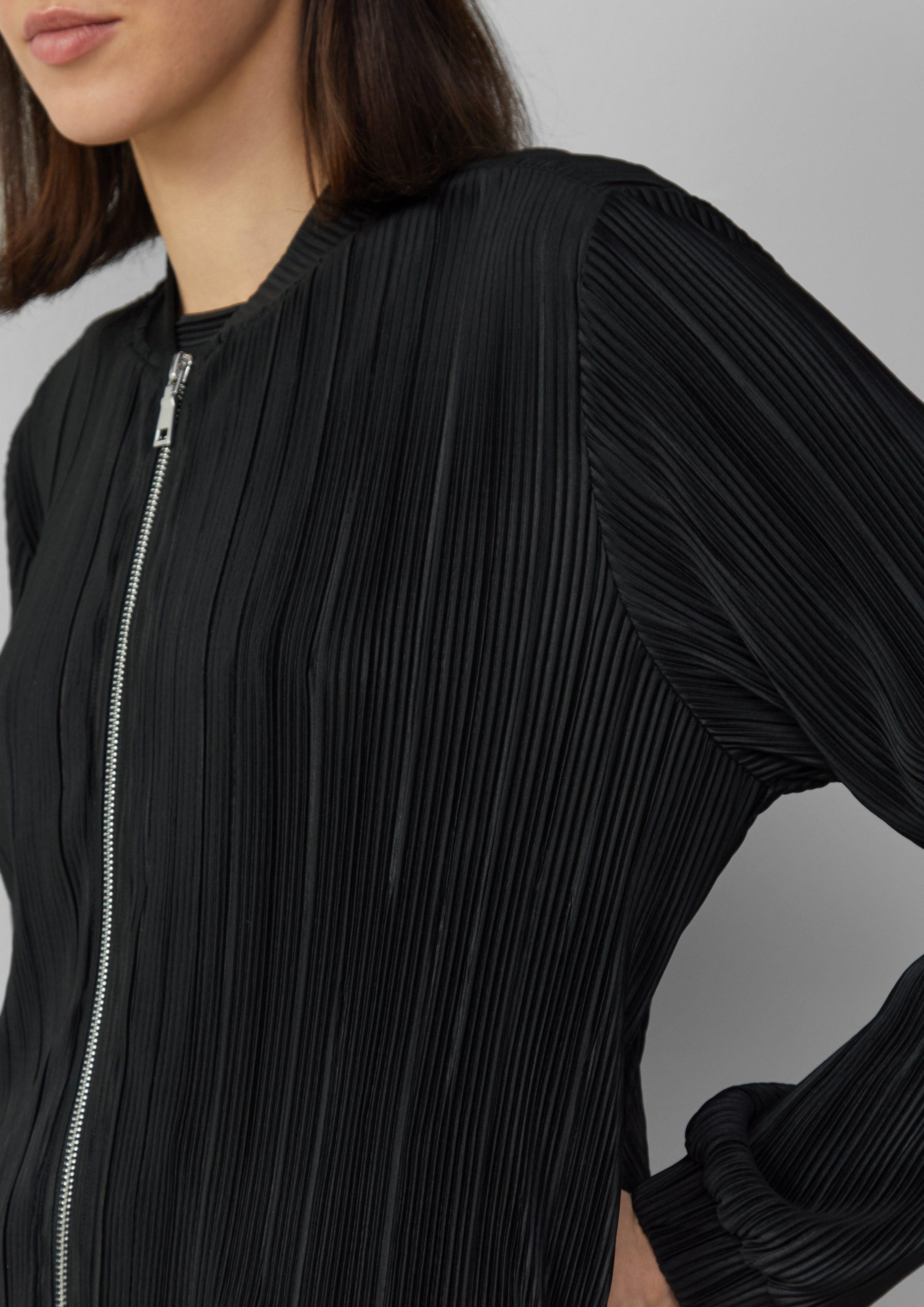s.Oliver Langarmshirt Plissierter Blouson im Relaxed günstig online kaufen