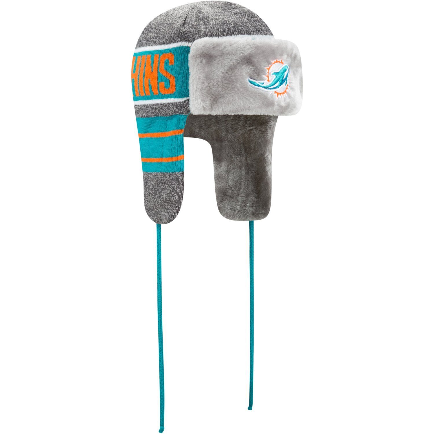 Team Fleecemütze FROSTY New NFL Era mit Miami TRAPPER Kunstpelz Dolphins