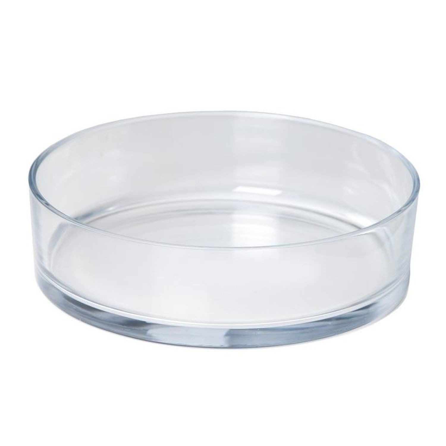 INNA-Glas Dekoschale Glasschale VERA OCEAN, transparent, 8cm, Ø29cm