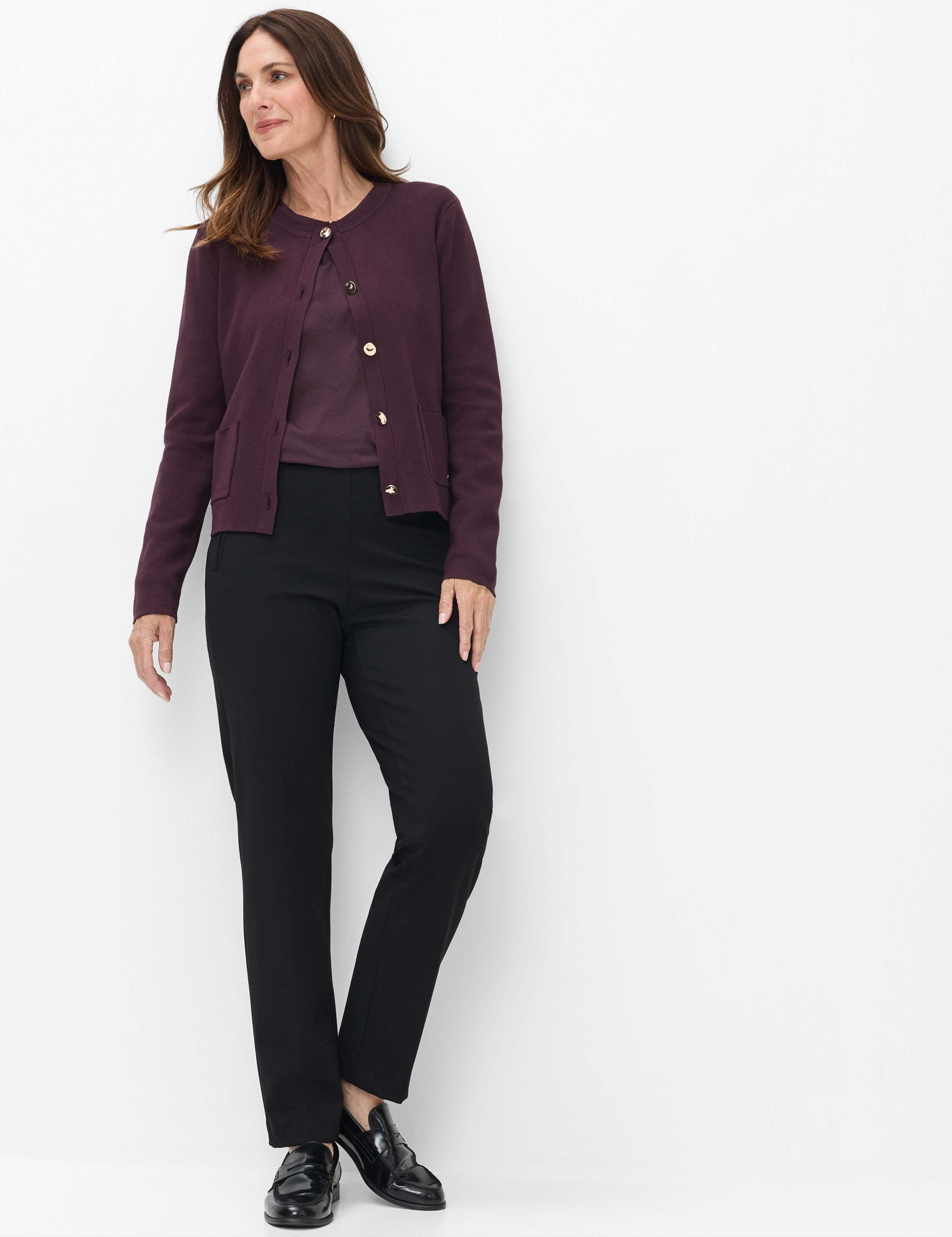 RAPHAELA by BRAX Boyfriend-Hose Style CILLY Jersey: Schlupfhose im Comfort Plus Fit – Bild 2 von 5