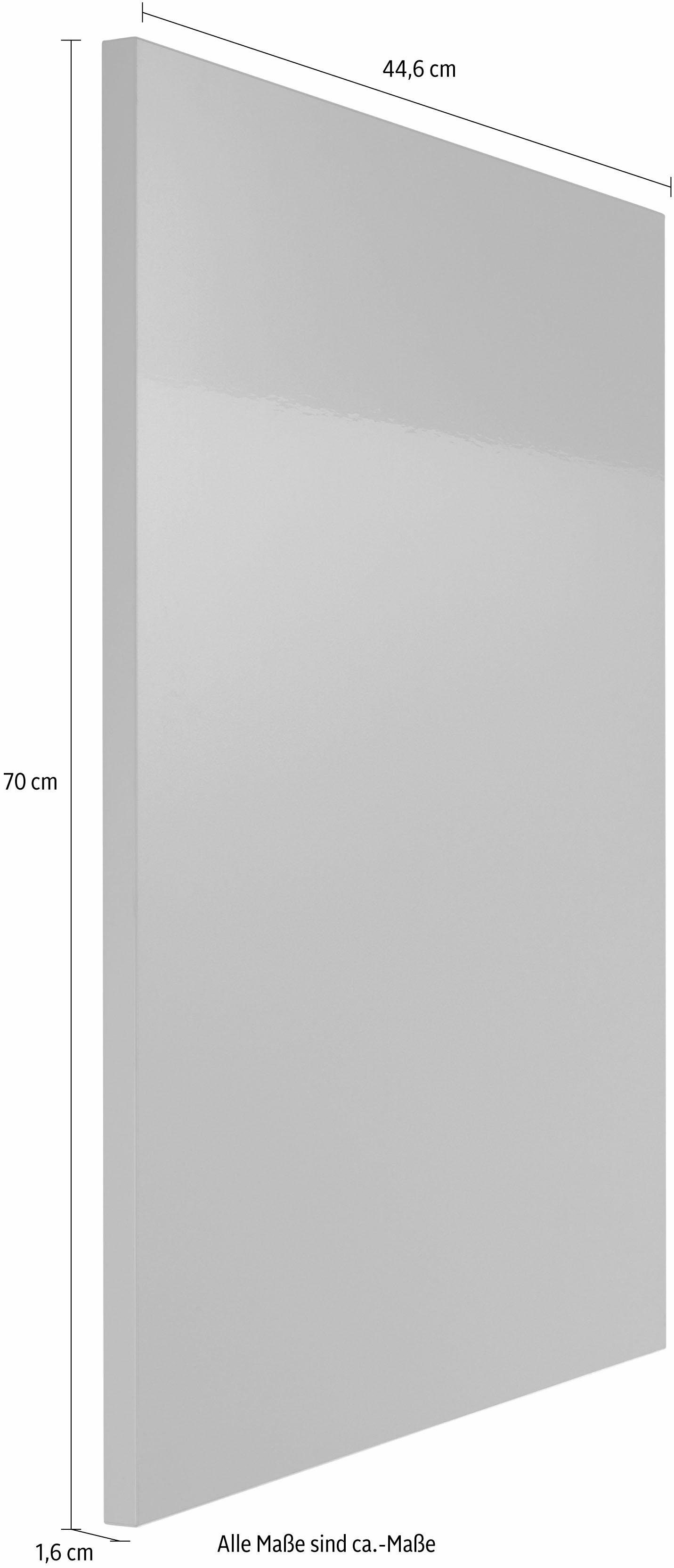 Frontblende Geschirrspüler OPTIFIT vollintegrierbaren 45 cm Cara, für Basaltgrau Tür