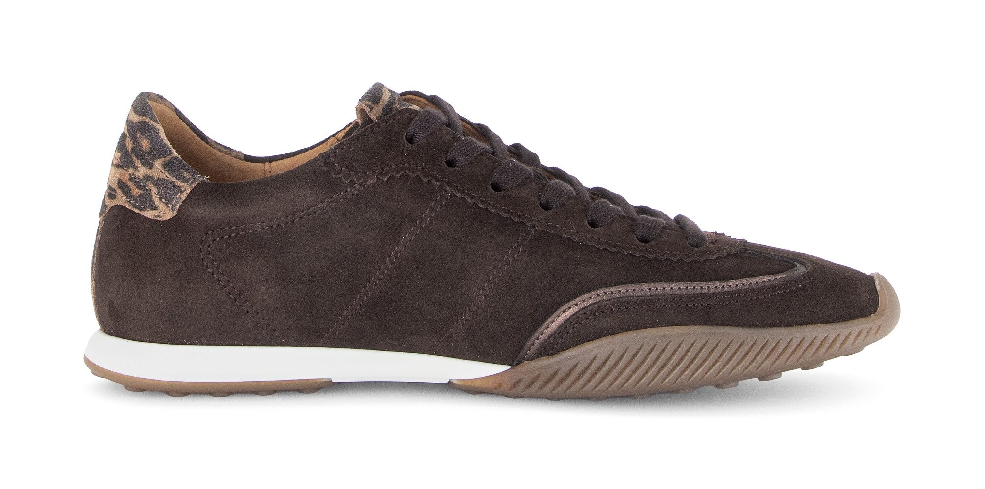 Gabor Sneaker Freizeitschuh, Halbschuh, Schnürschuh mit Ziernähten