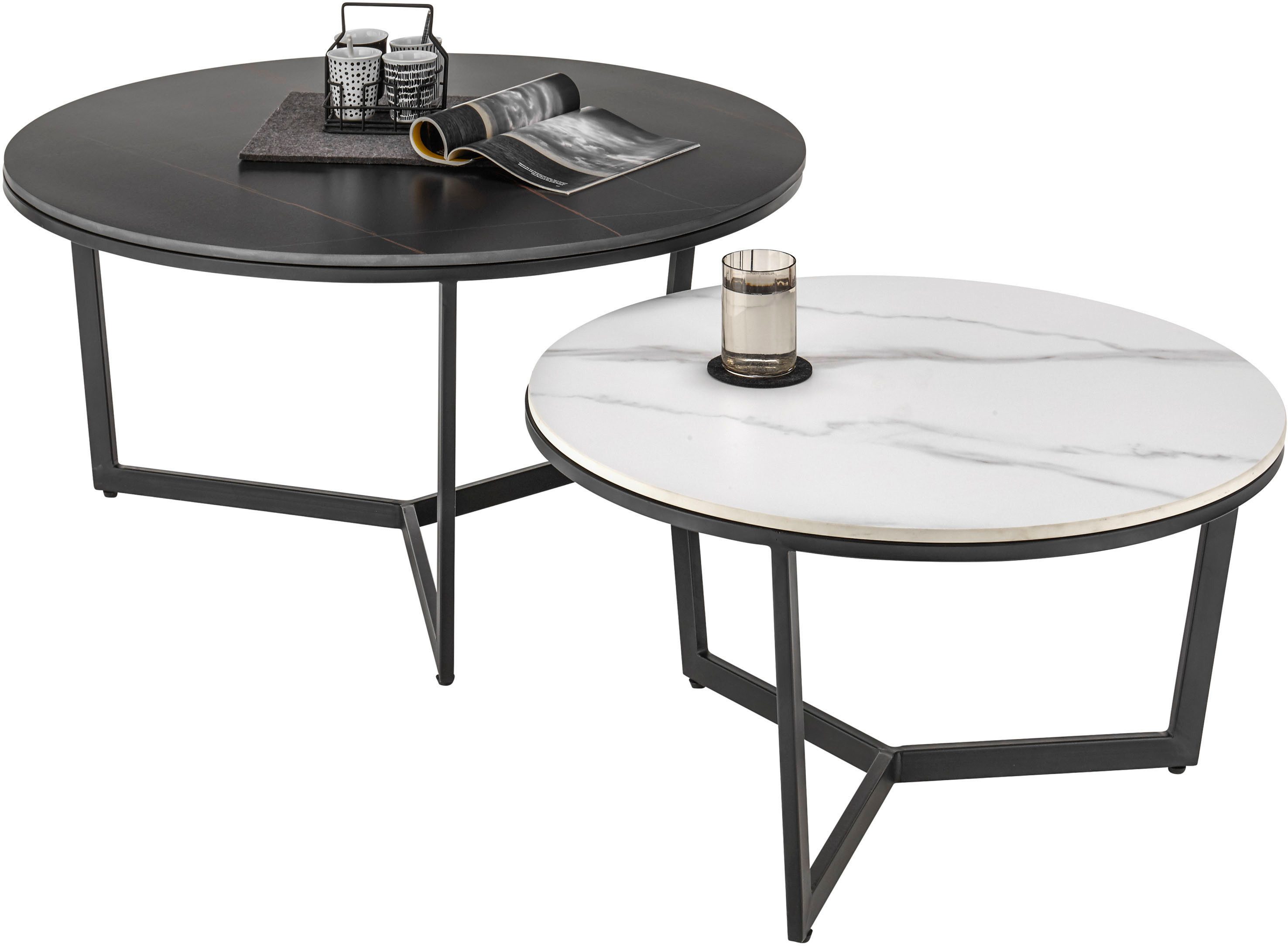 Stolkom Sp.z.o.o. Couchtisch Harper, 2-er Set günstig online kaufen