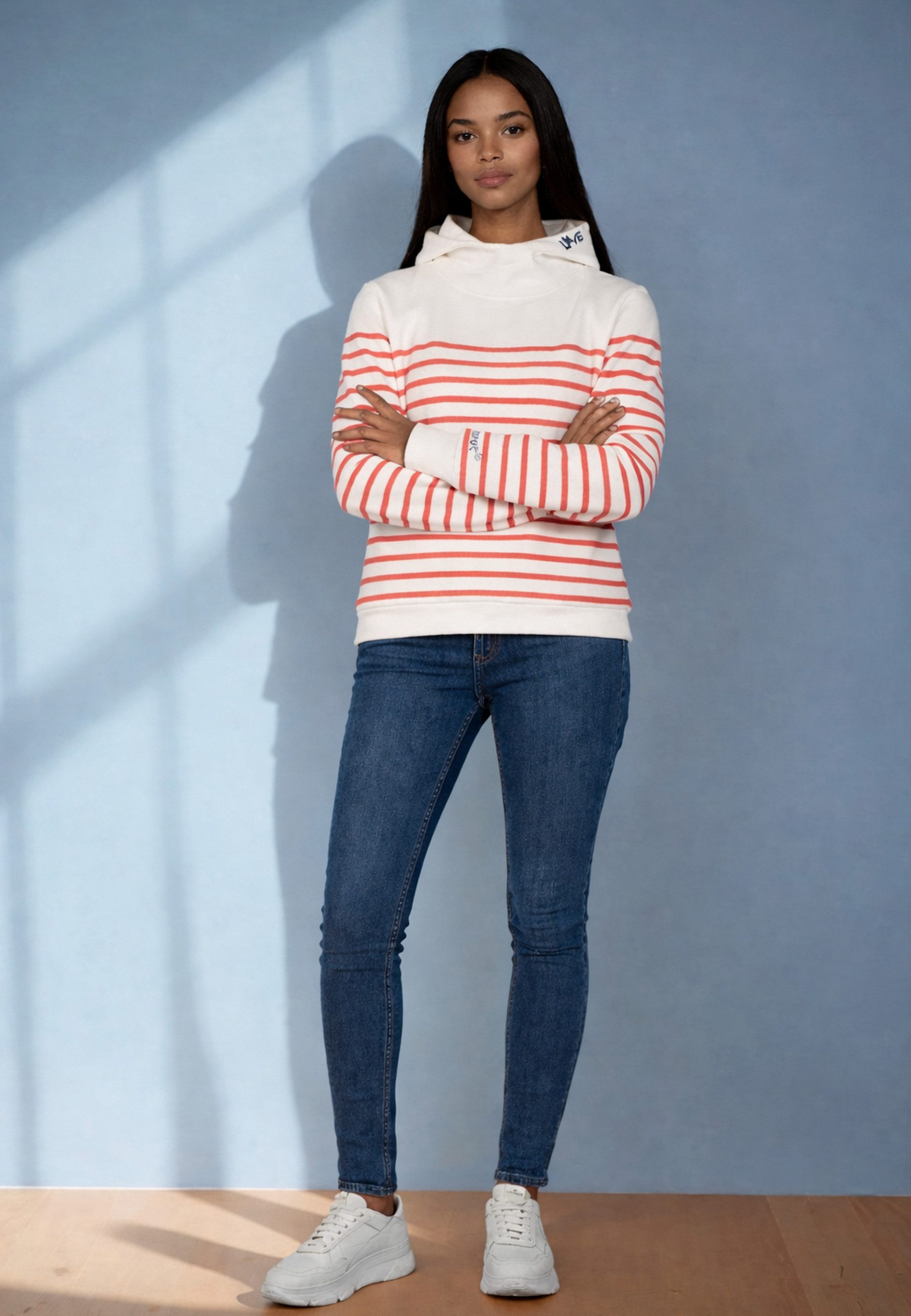 salzhaut Hoodie VASEN Damen Relaxed-Fit Damen Kapuzenpullover– lässig, frisch und nordisch charmant!