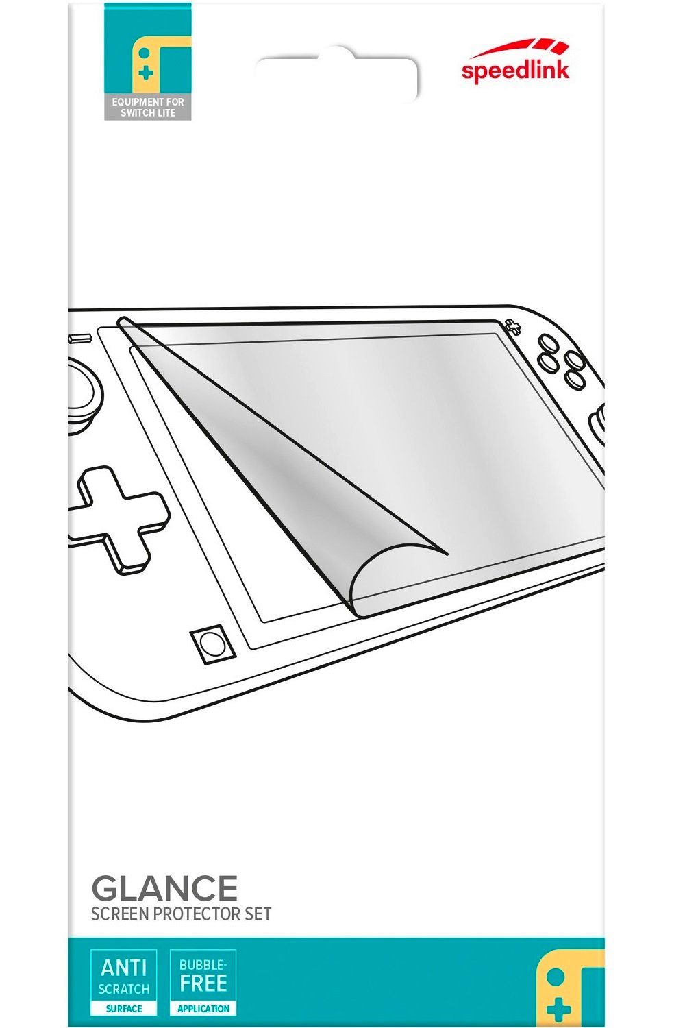 Speedlink Schutzfolie Display-Schutzfolie Schutz-Folie Display-Folie, für Nintendo Switch Lite Konsole, Anti-Kratz