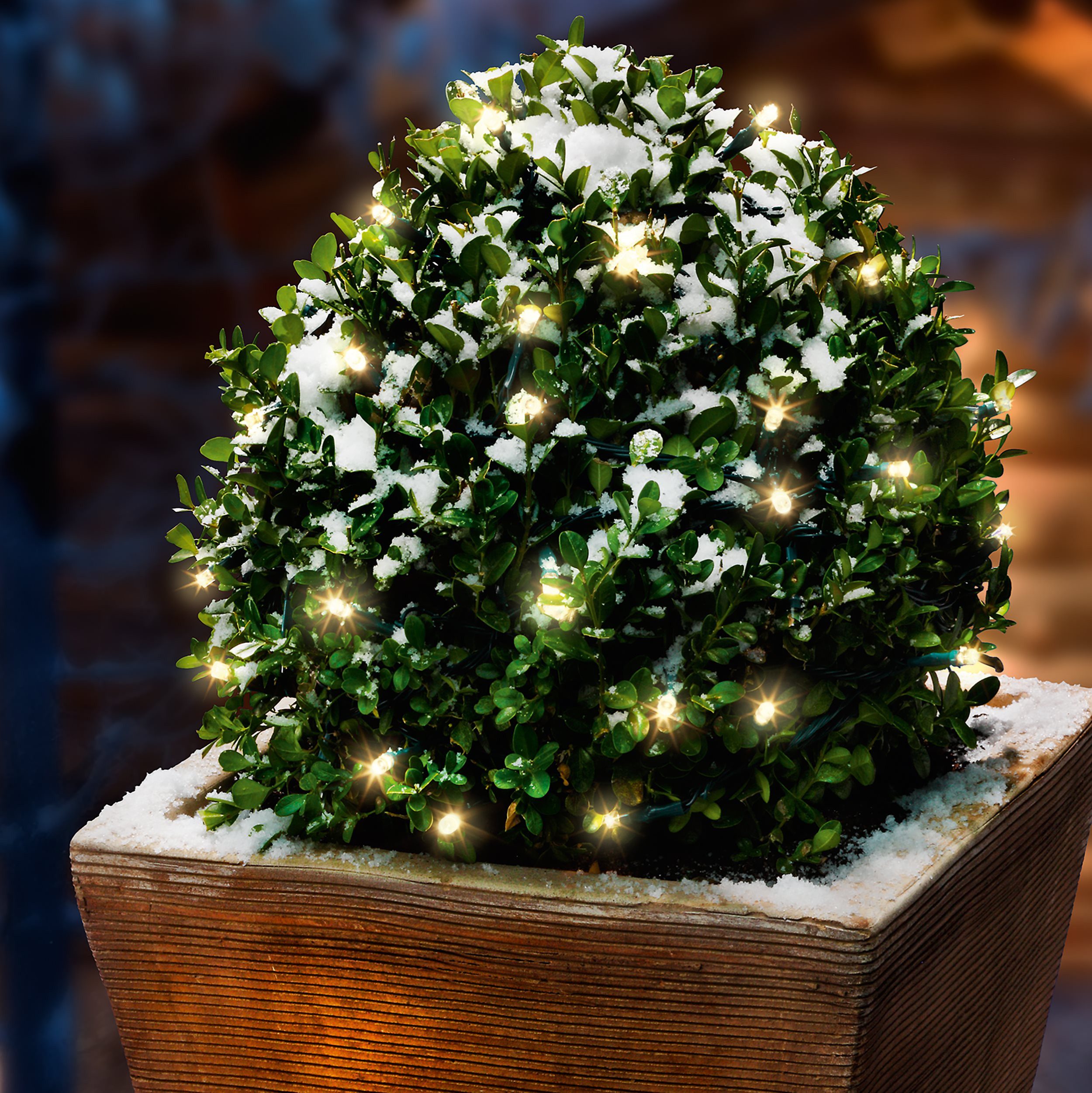 esotec LED-Lichterkette Solarkette 24 LEDs 3000K 2,3m LED-Kette +2m Zuleitung außen 102166