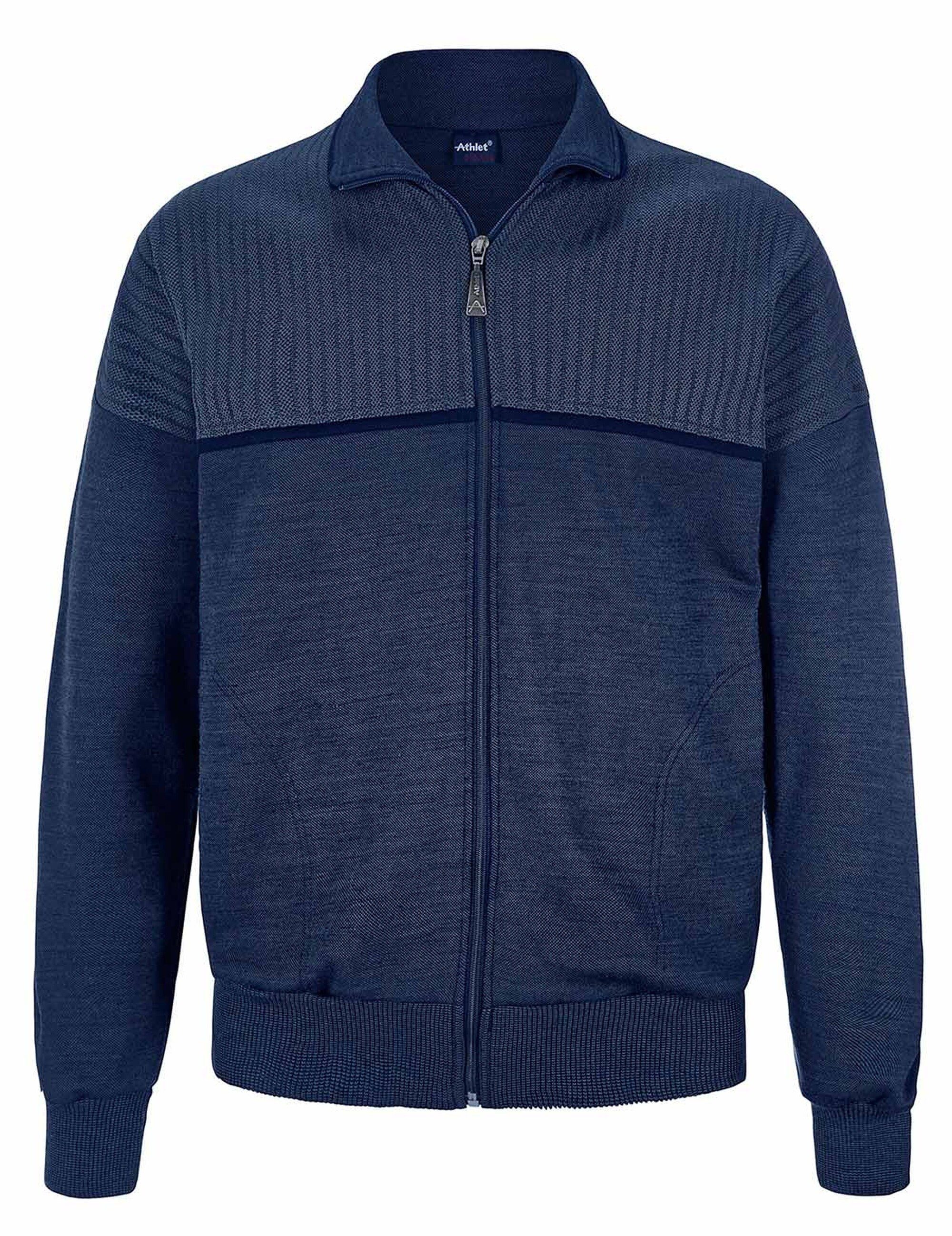 Athlet Anzug ATHLET Freizeit-Anzug marine in Jersey-Qualität