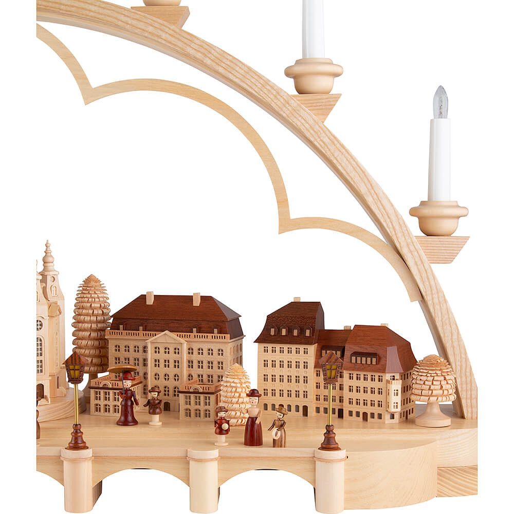 Müller Kleinkunst GmbH Seiffen Schwibbogen Schwibbogen Alt Dresden (230 Volt - 103cm) von Müller Kleinkunst