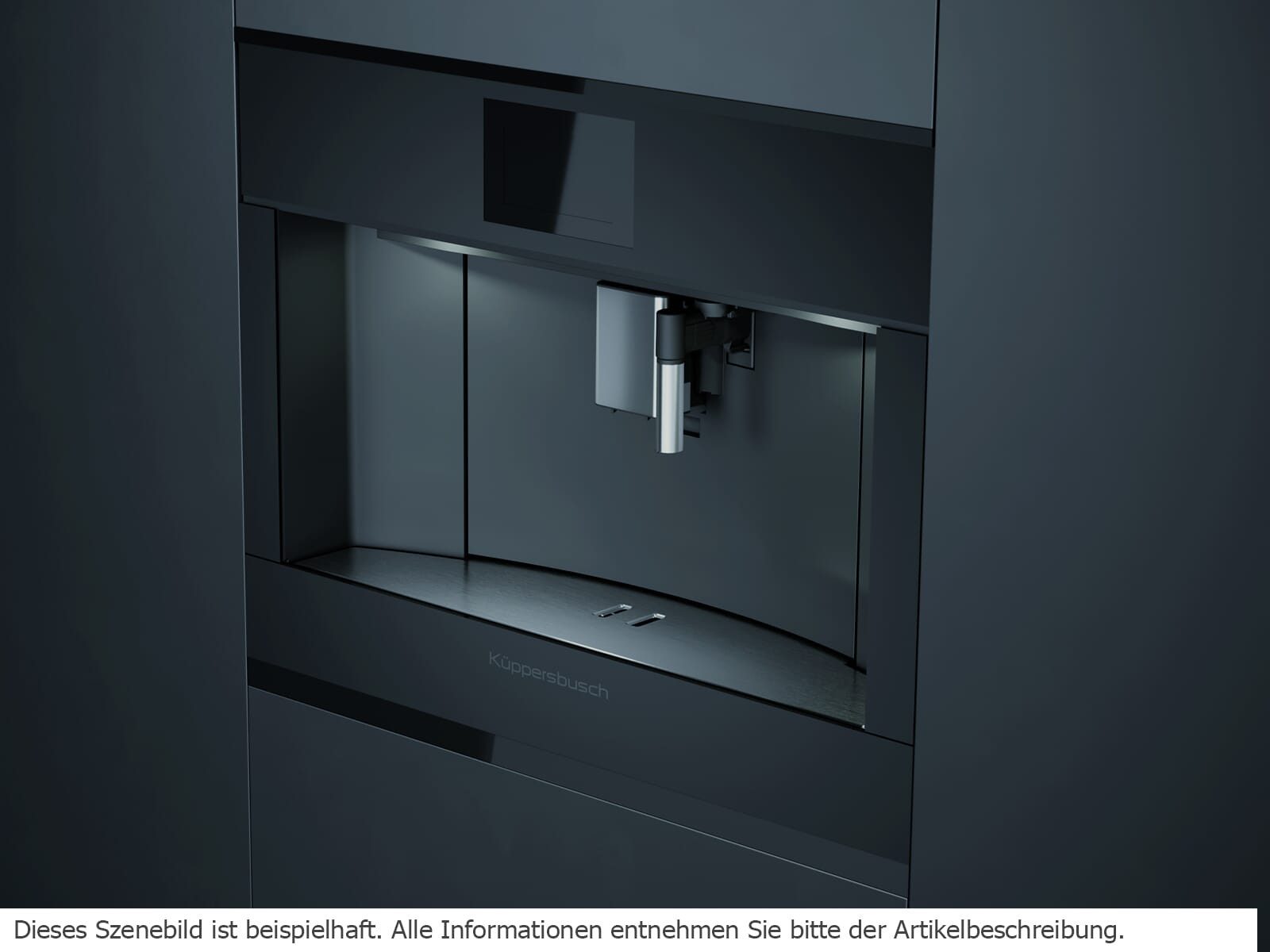 Küppersbusch Einbau-Kaffeevollautomat CKV6800.0KSM, Milchaufschäumer,2-Tassen-Funktion