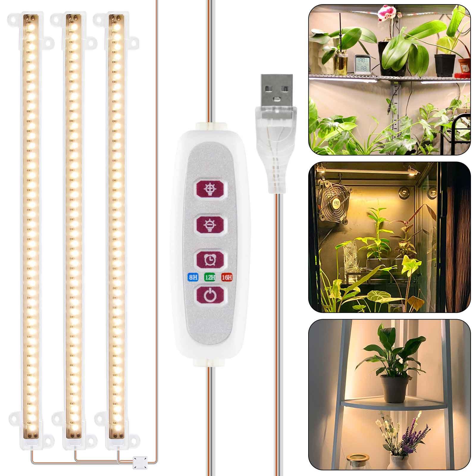 MUPOO Pflanzenlampe LED-Pflanzenlampe Wachstumslichtstreifen Bar,42-288 LED günstig online kaufen