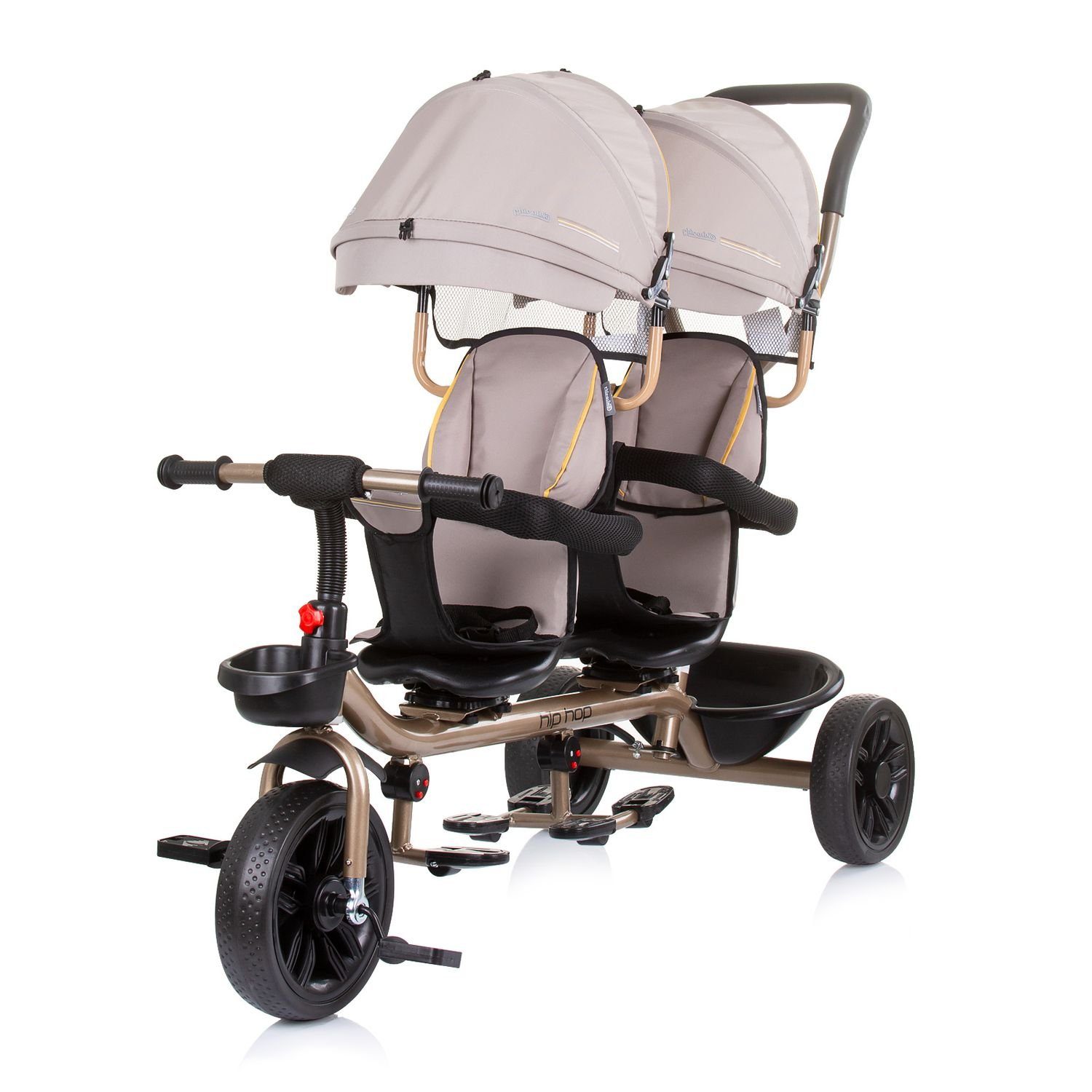 Chipolino Dreirad Geschwisterdreirad Tricycle Hip Hop, zwei Kinder, bis 40 günstig online kaufen