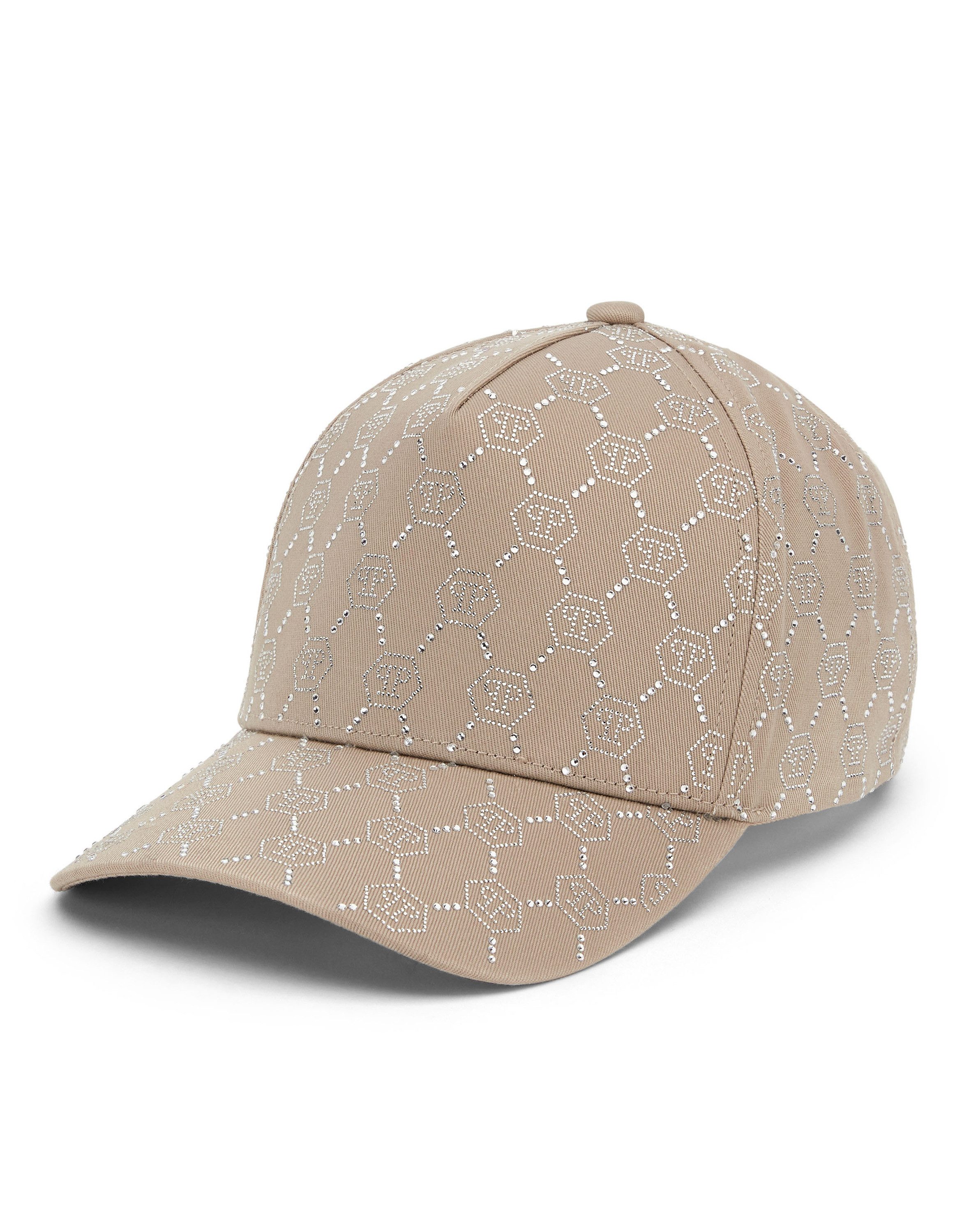 PHILIPP PLEIN Baseball Cap Monogram Mit Schmucksteinen