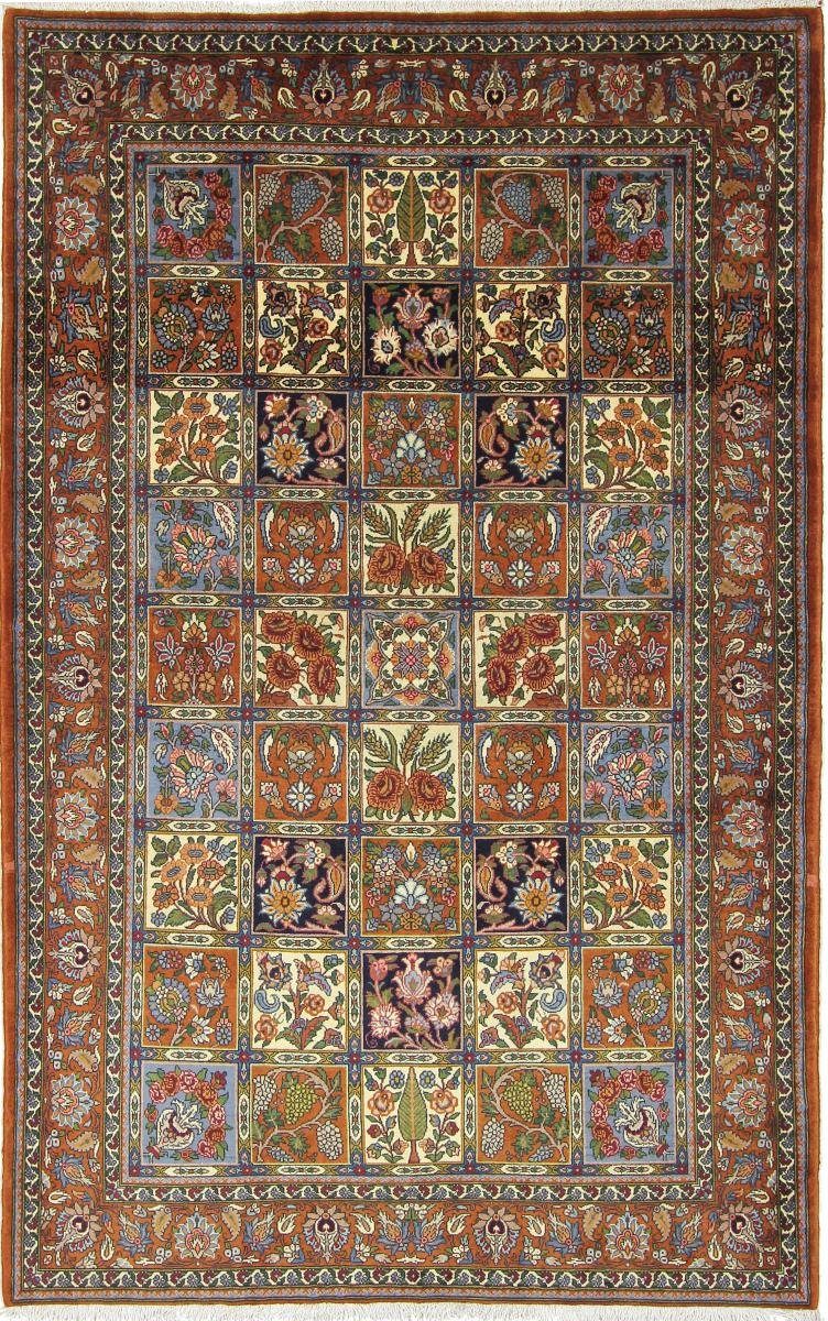 Orientteppich Bakhtiar Sherkat 156x249 Handgeknüpfter Orientteppich / Perserteppich, Nain Trading, rechteckig, Höhe: 12 mm | Kurzflor-Teppiche