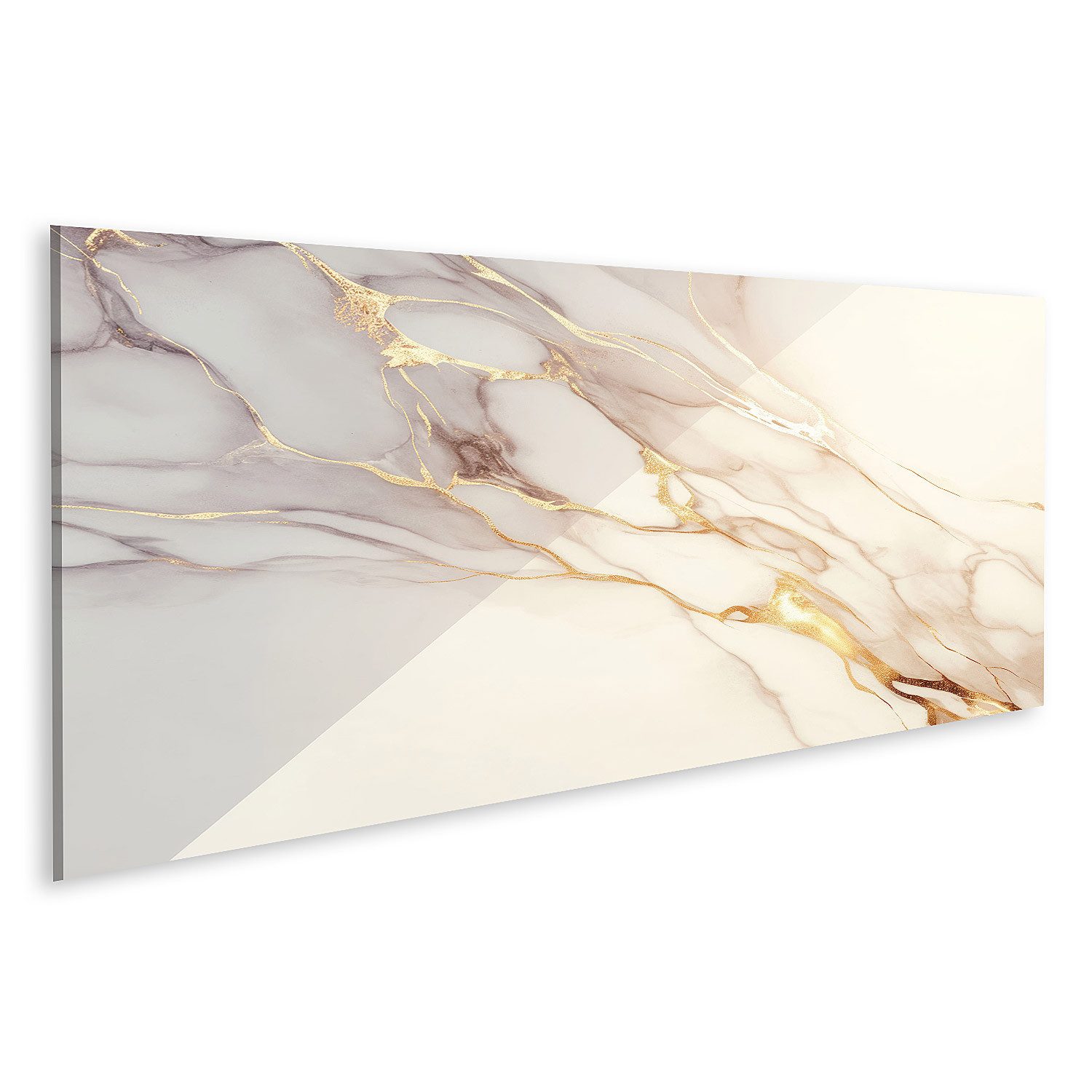 islandburner Leinwandbild, Marmor Textur mit goldenen günstig online kaufen