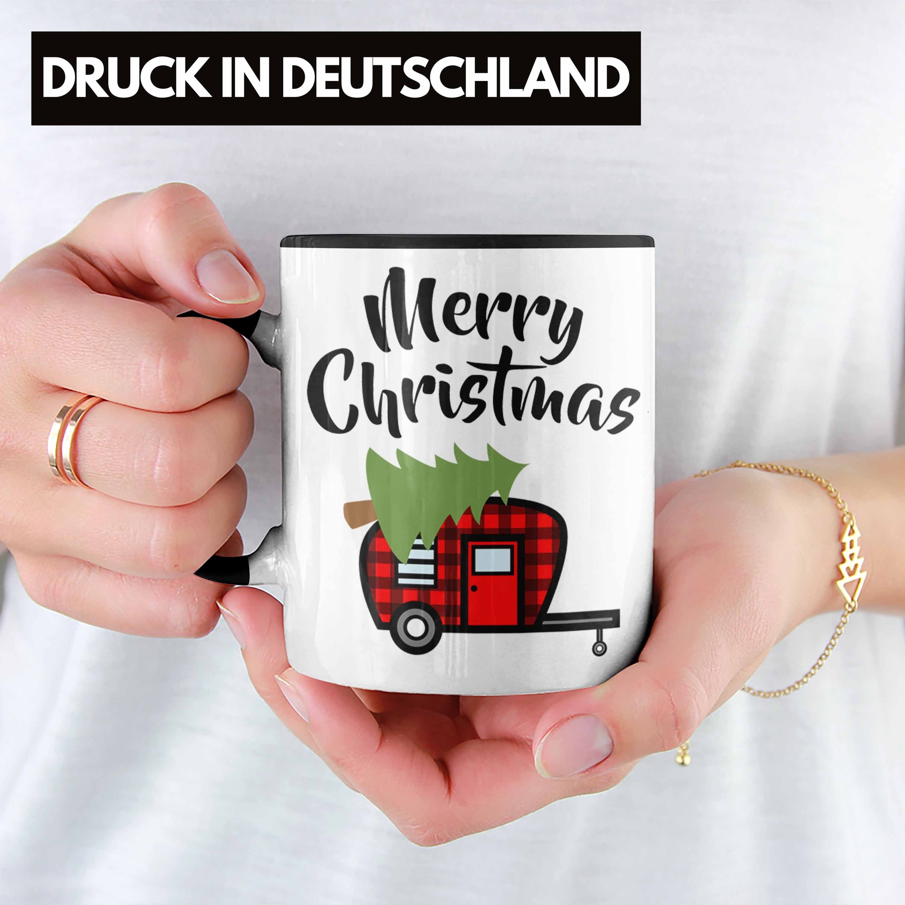 - Grafik Becher Kinder Trendation Schwarz Christmas Jungen Merry Geschenk Lustig Mädchen Weihnachten Lebkuchen Jungs Tasse Weihnachtstasse Cute Tasse Trendation