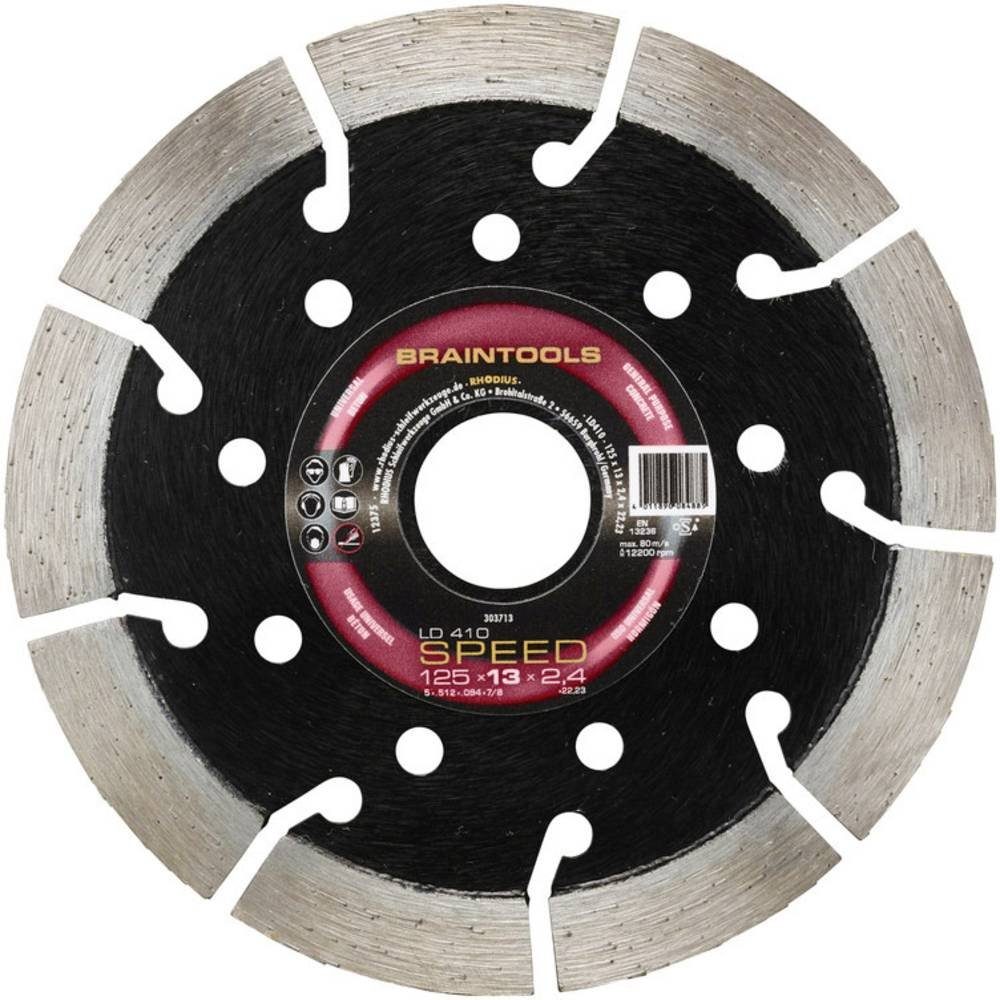 Thumbnail - Rhodius Diamanttrennscheibe Diamanttrennscheibe 125 x 13.0 x 2.4 x 22.23 mm