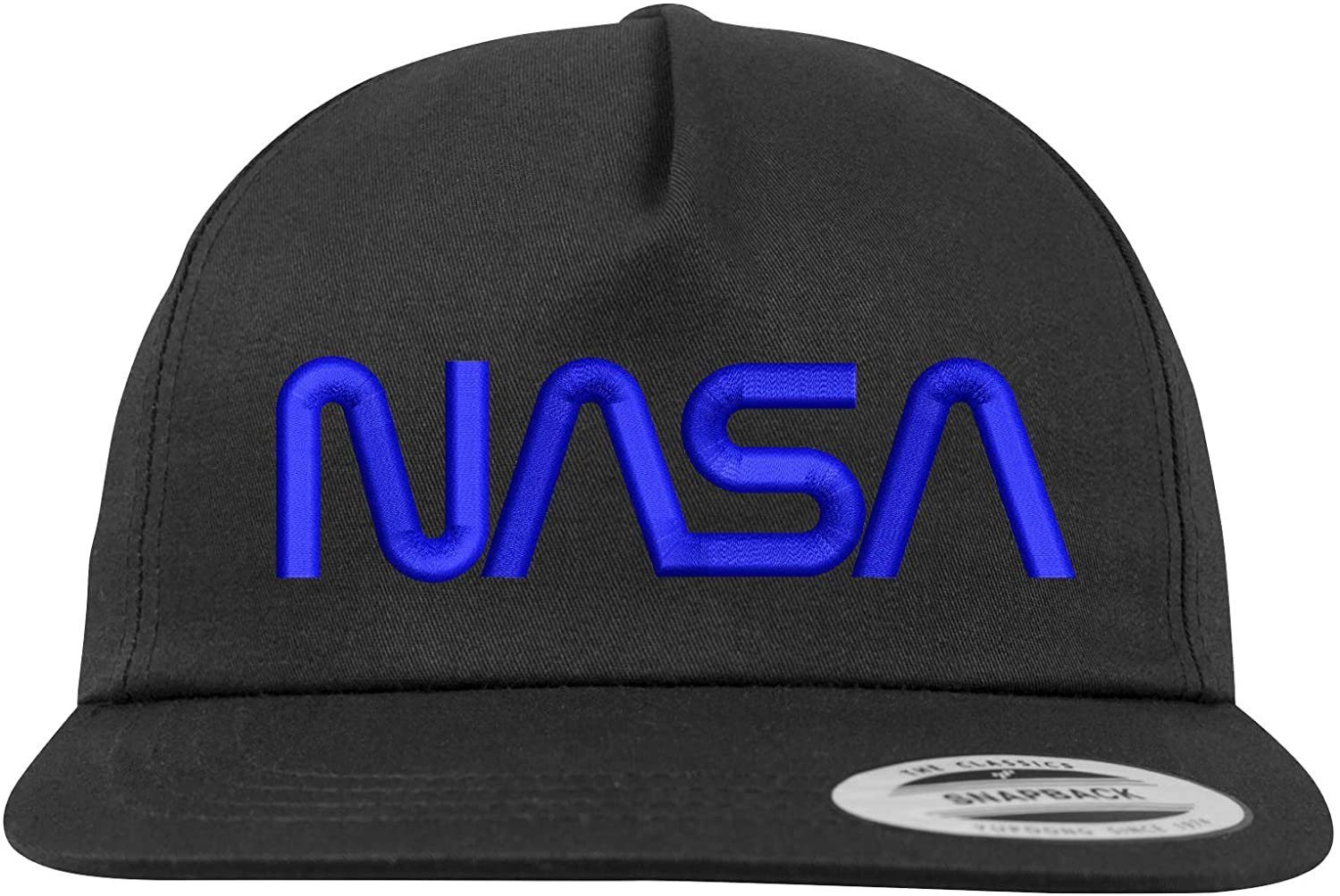 Youth Designz Baseball Cap NASA Kinder Cap mit modischer Logo Stickerei Blau/Schwarz