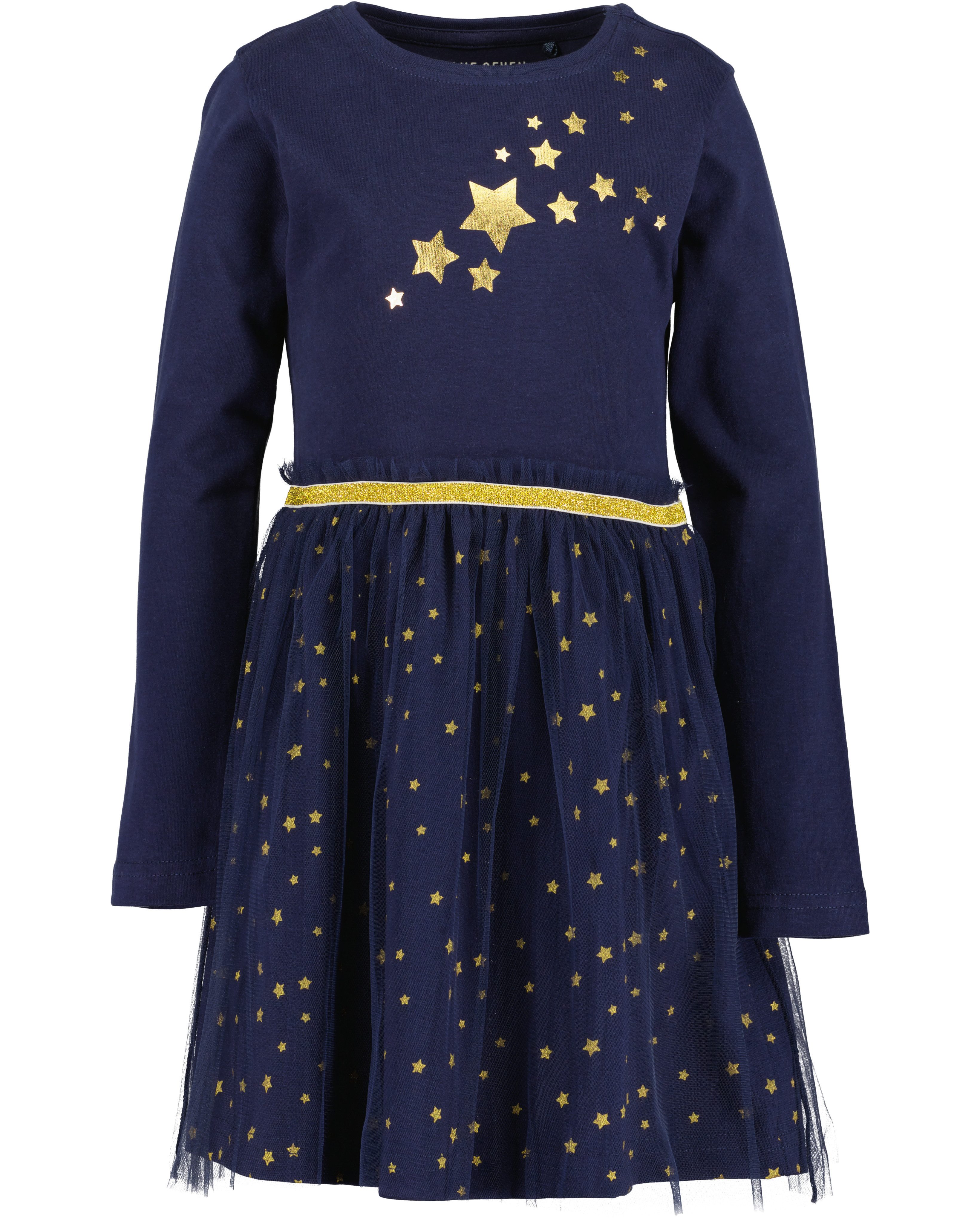 Blue Seven Jerseykleid mit Tüll-Überrock und tollen Glitzerdetails