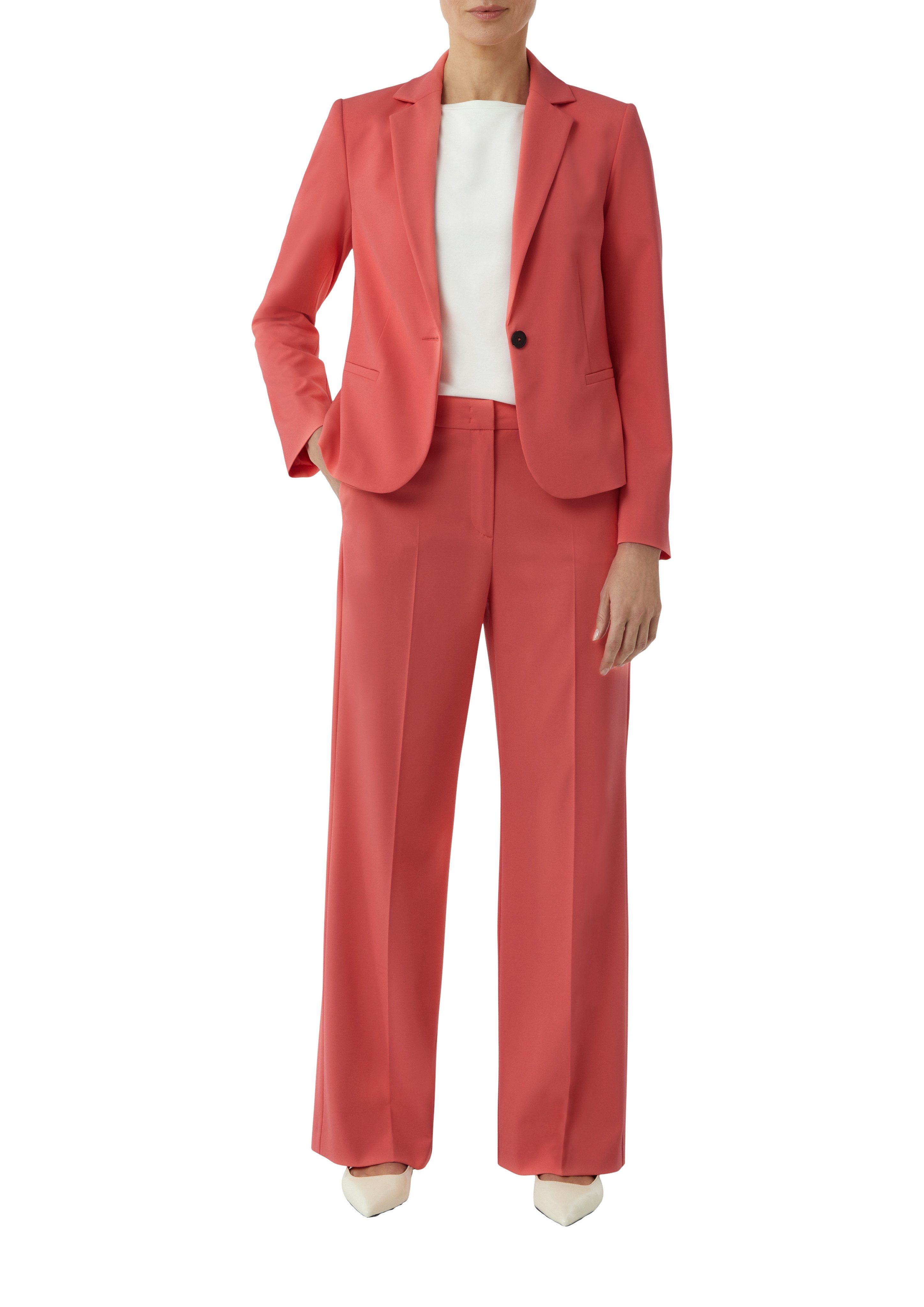 comma Stoffhose Sommerhose mit Bundfalte günstig online kaufen