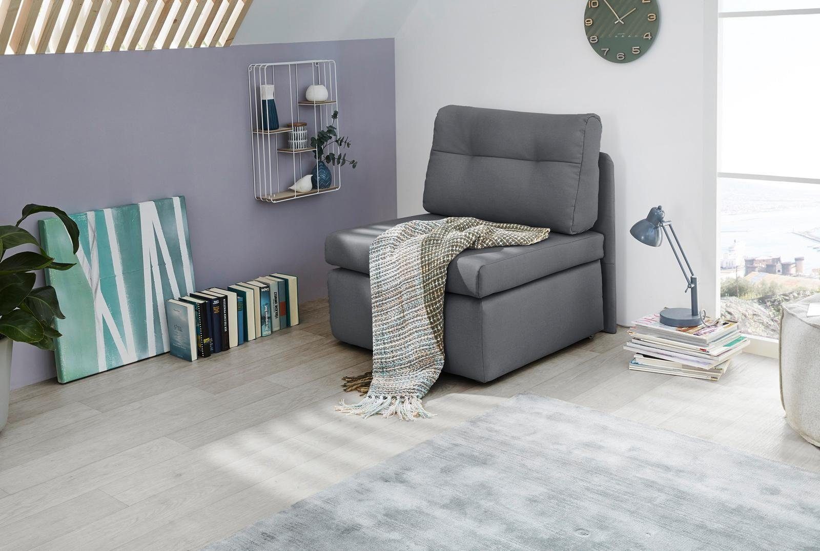 Jockenhöfer Gruppe Sessel Tunis, B: 85 cm, Liegefl. 80x200 cm, mit Bettfunk günstig online kaufen