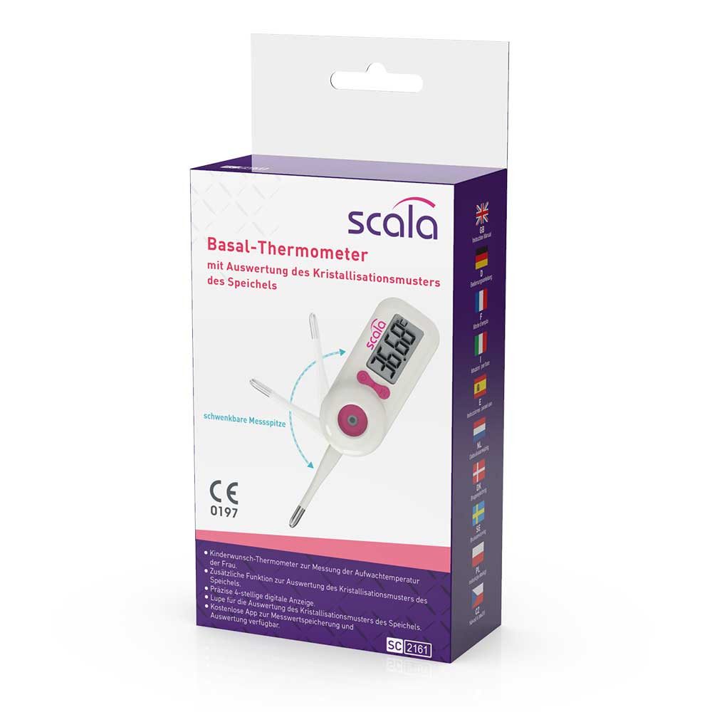 Scala Electronic Fruchtbarkeitstracker Scala SC 2161 NFC – Basal Fieberthermometer