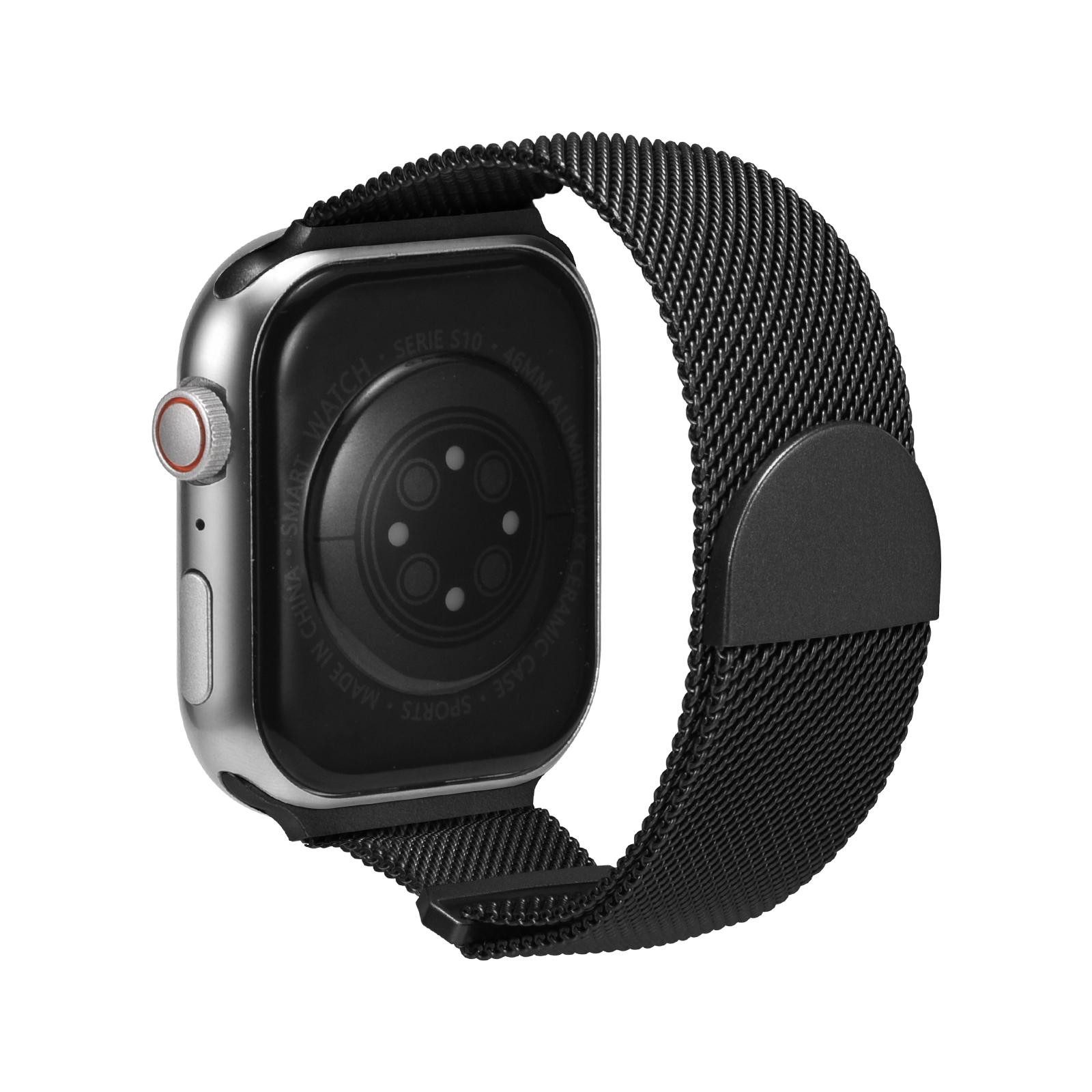 CoolGadget Smartwatch-Armband Fitnessarmband aus Edelstahl iWatch, für Apple Watch 1 2 3 4 5 6 7 8 9 10 11 SE 1 2 3 38 40 41 42 mm