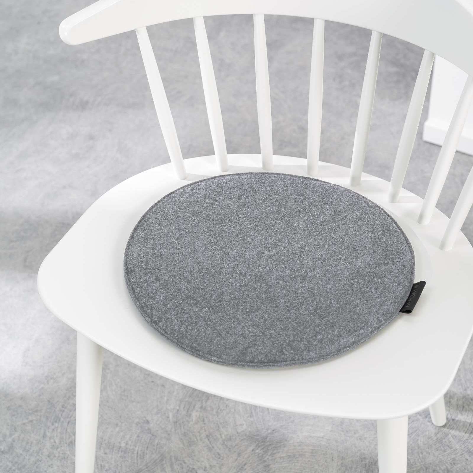 Magma Sitzkissen Magma Sitzkissen Avaro Filzoptik Uni Rund 35 cm
