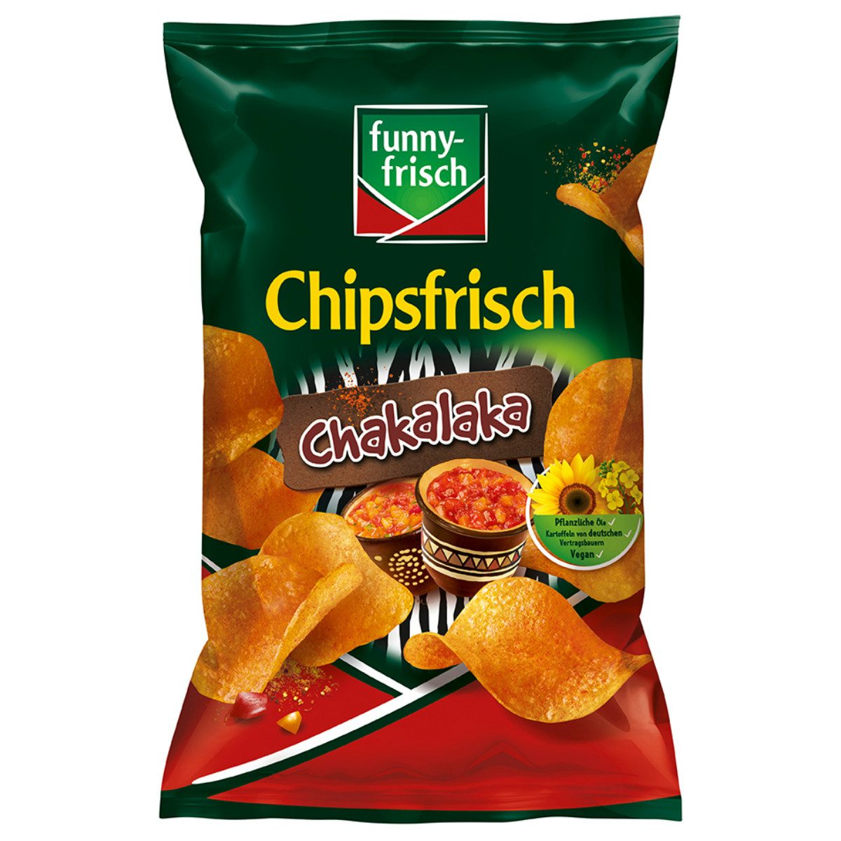 funny-frisch Knabberei, funny frisch Chipsfrisch Chakalaka mit würzigem Geschmack 150g