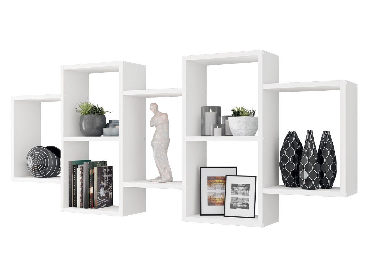 MIRJAN24 Wandregal Trio 001, 161x18x65 cm, günstig online kaufen