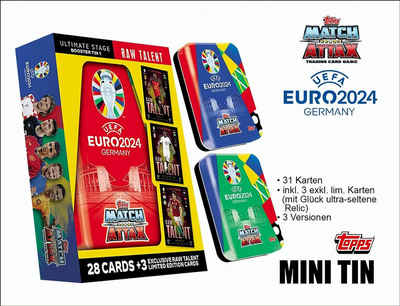 Topps Sammelkarte UEFA EURO 2024 Match Attax TC Mini Tin