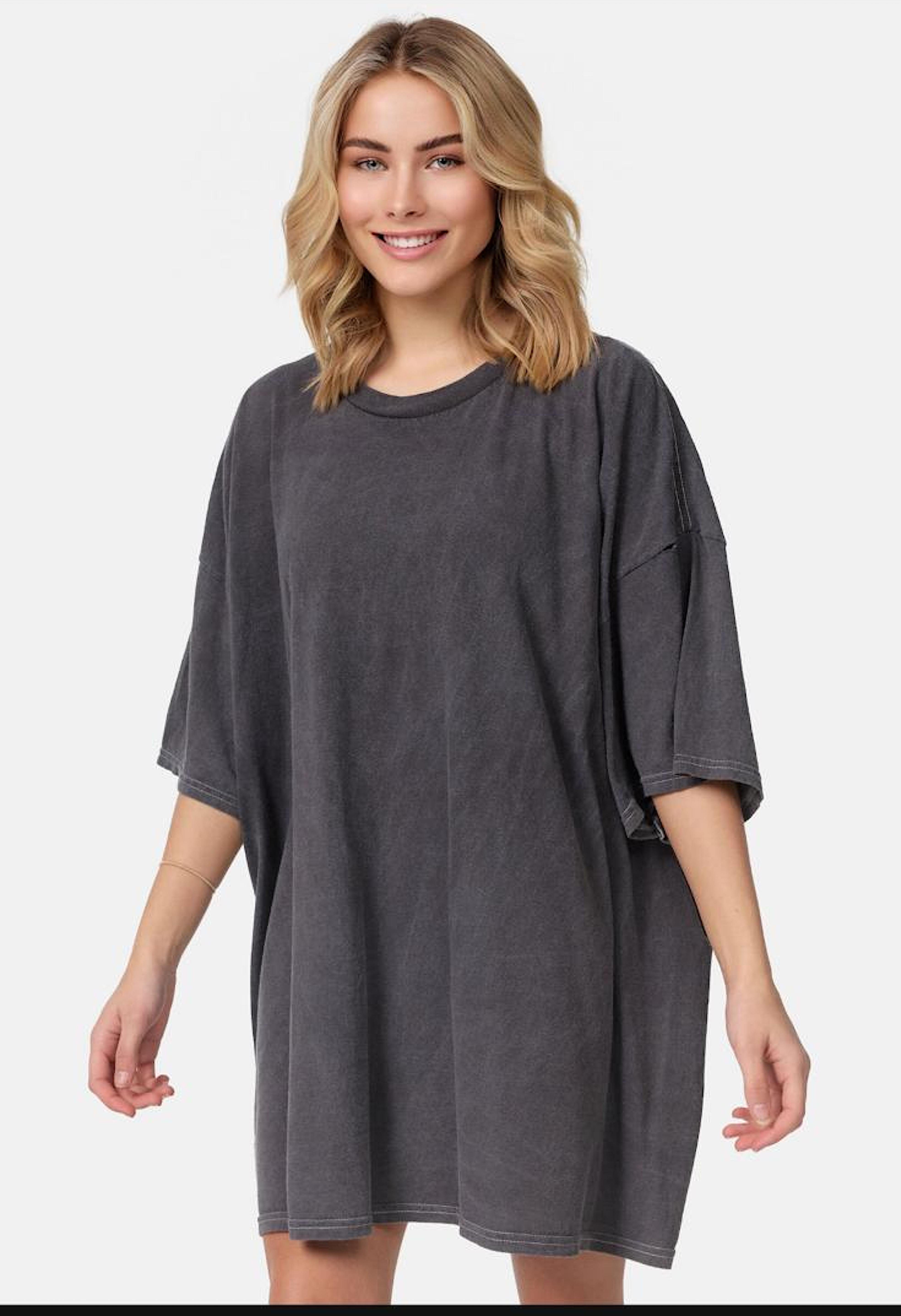 Worldclassca T-Shirt Worldclassca Oversized LOVE Print T-Shirt lang Tee Sommer Oberteil