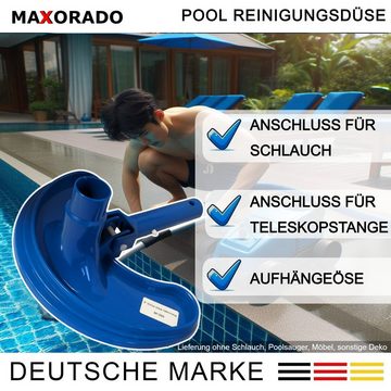 Maxorado Poolbürste Pooldüse Bodendüse für Intex Bestway Pool Reinigung Bürste Poolsauger, Pools, Bodensauger Bodensaugerbürste Schwimmbadsauger