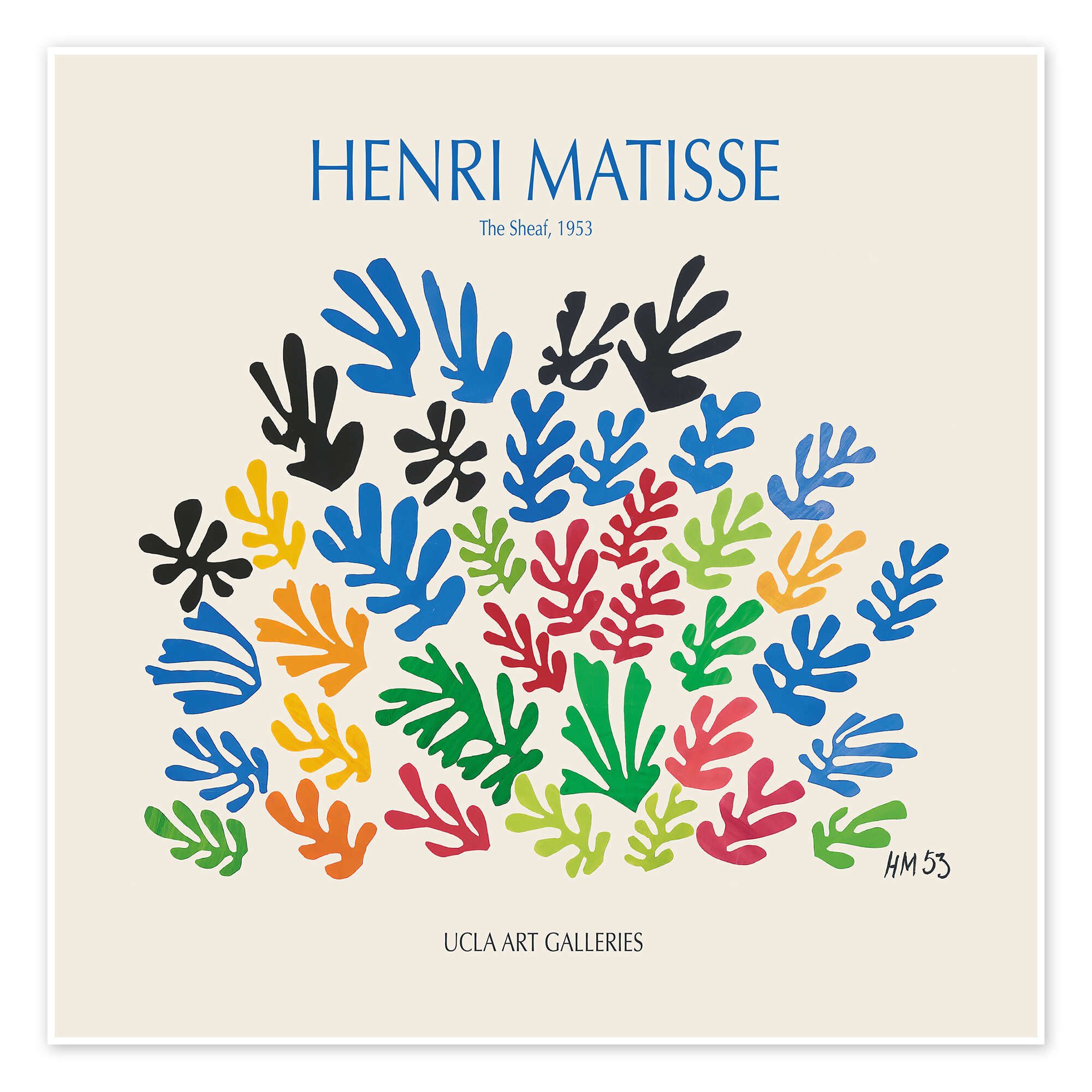Posterlounge Wandbild The Sheaf, 1953, Henri Matisse, erhältlich als Poster, Leinwandbild, Wandsticker oder Acrylglasbild