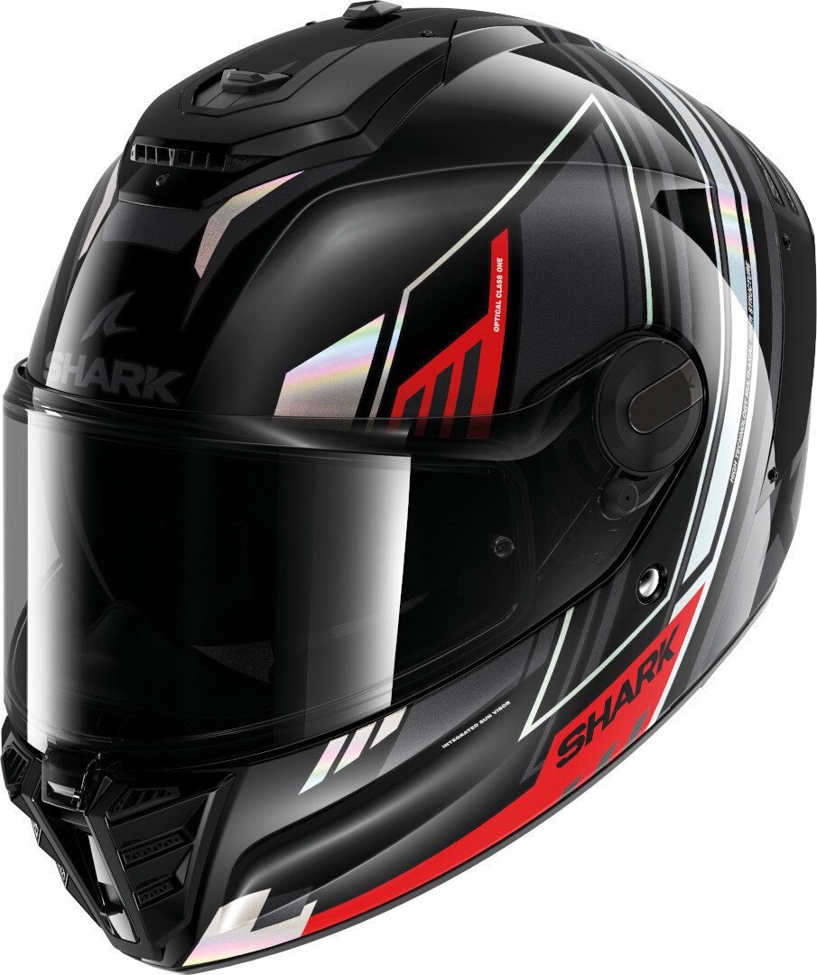 Motorradhelm SHARK Spartan RS BYRHON Kir, schwarz/rot, Gr. M