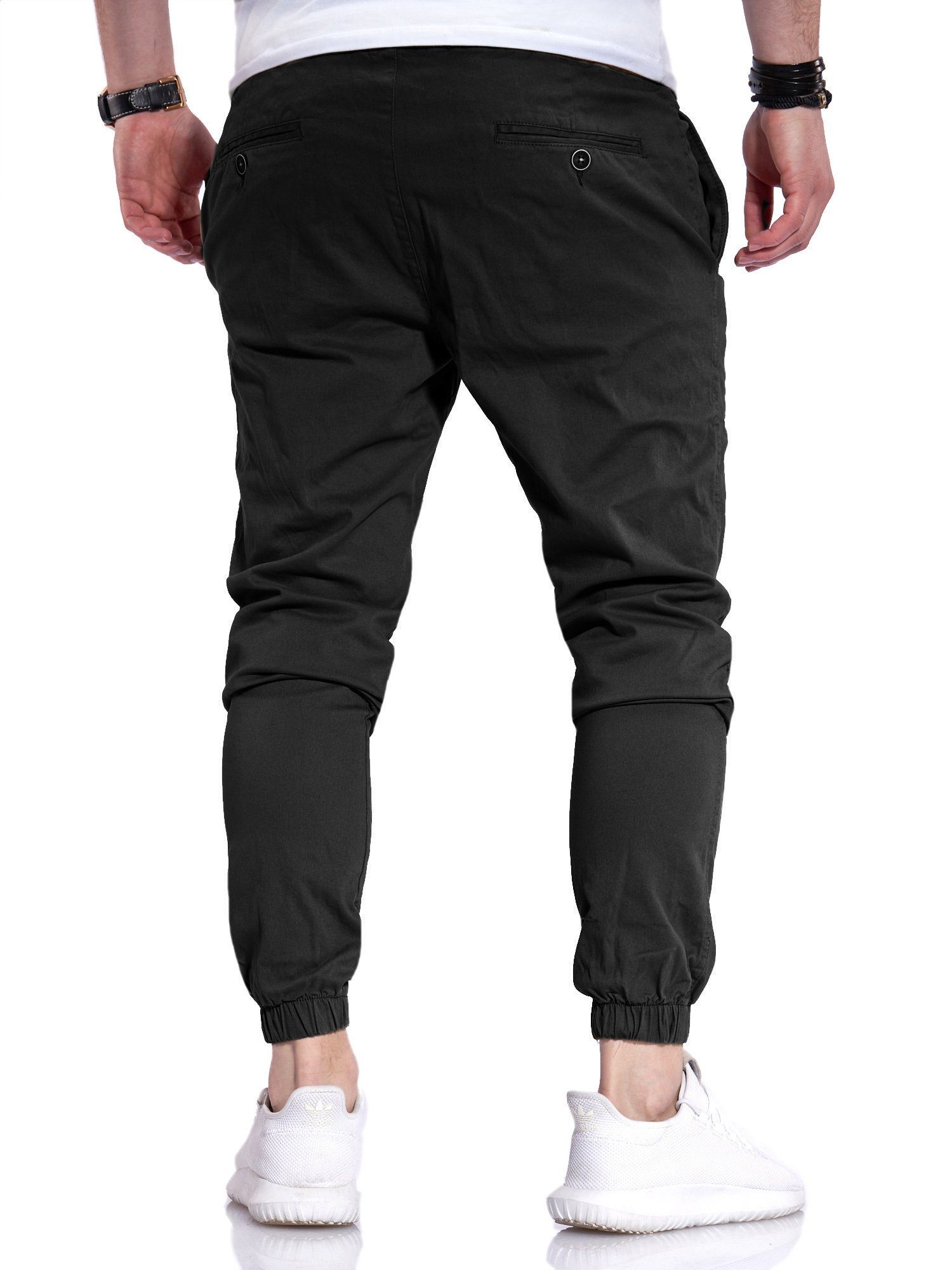behype Chinohose MPC-60 Jogger-Hose mit elastischem Bund günstig online kaufen