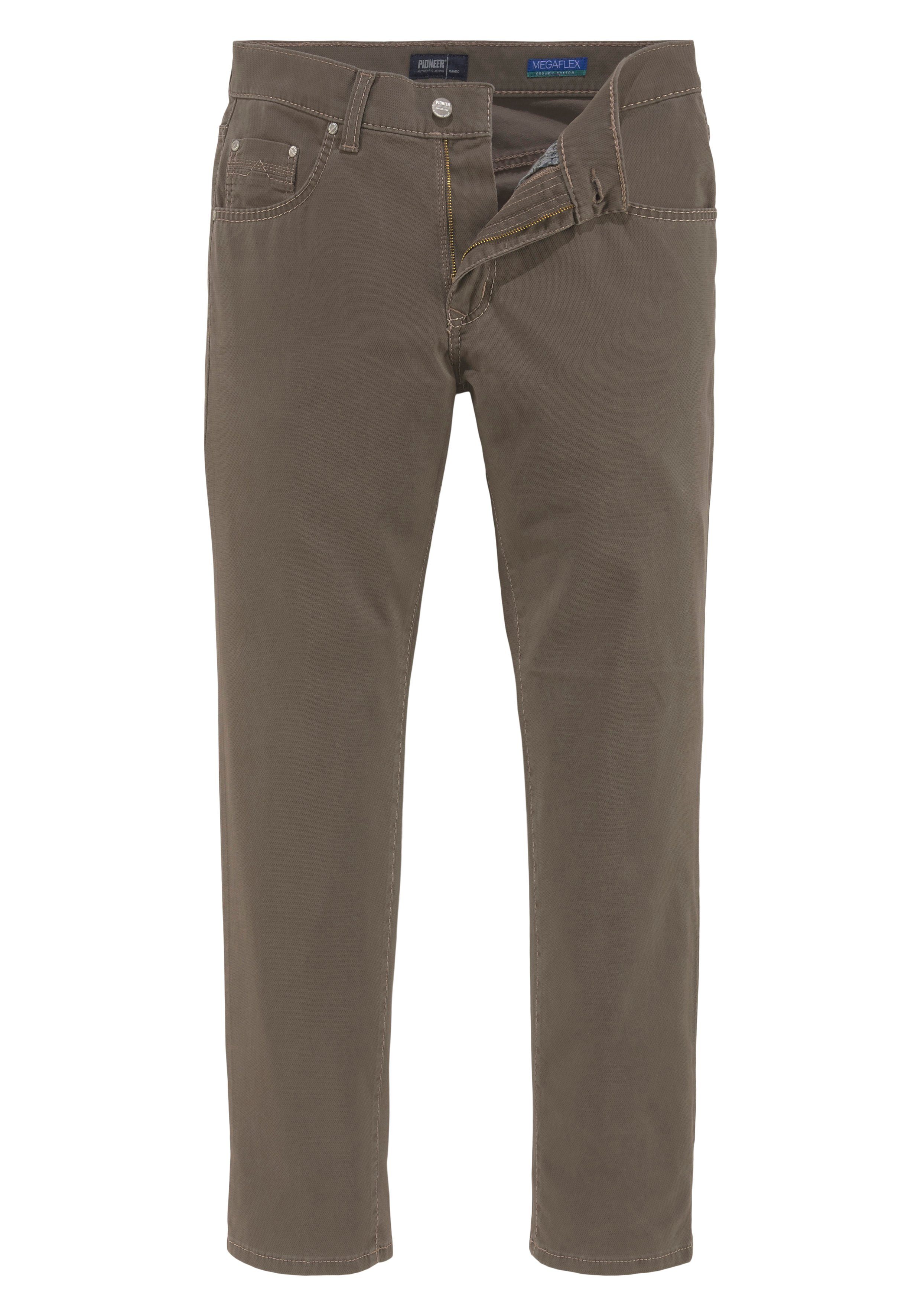 Rando Jeans Pioneer Authentic taupe 5-Pocket-Hose deep