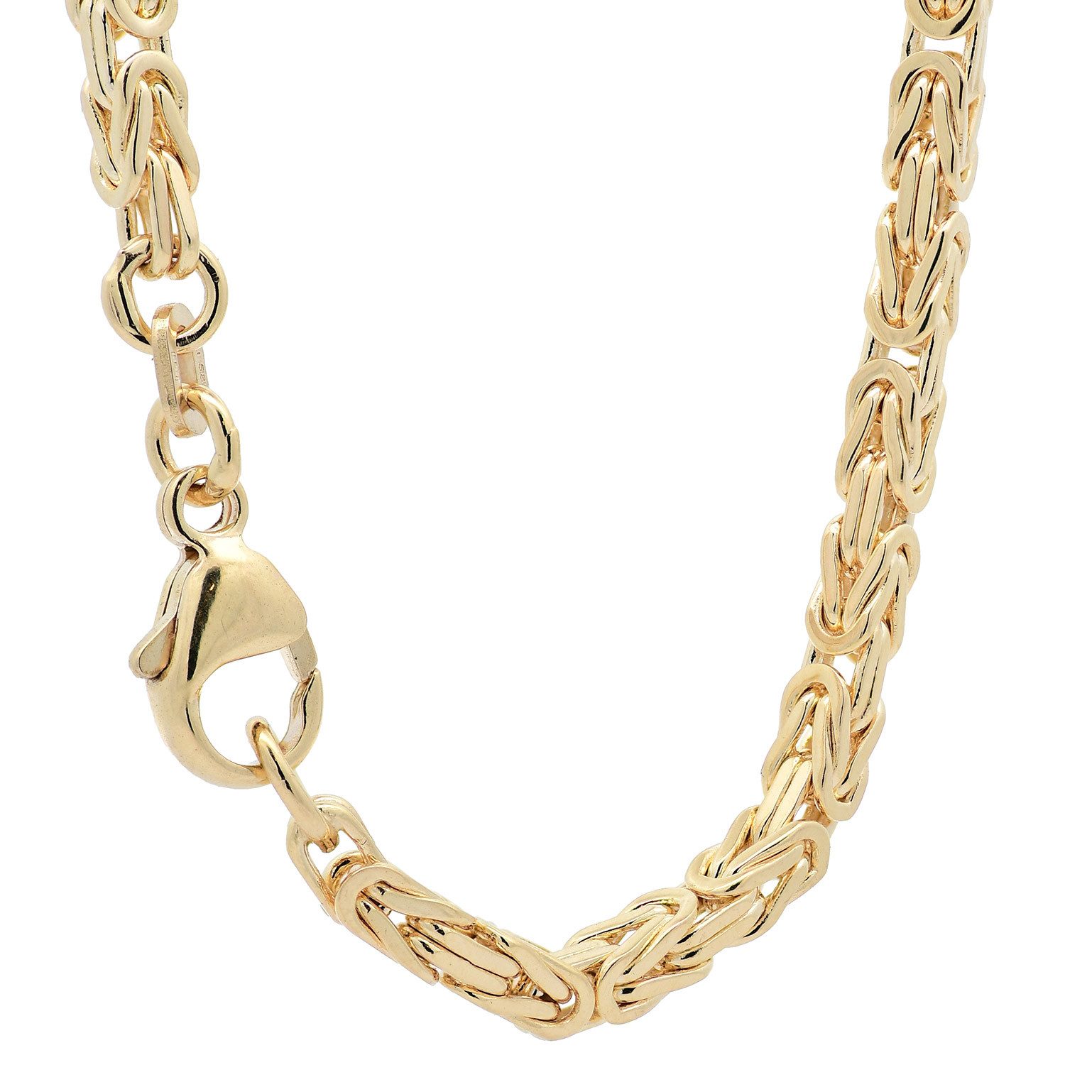 HOPLO Königskette Königskette Armkette Breite 3,0 mm - Länge 19 cm 585 - 14 günstig online kaufen