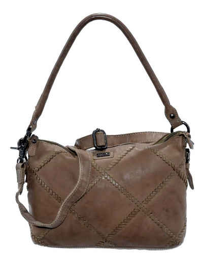 Spikes & Sparrow Schultertasche Spikes & Sparrow-Damen-Leather-Shoulder-Bag 27x21x