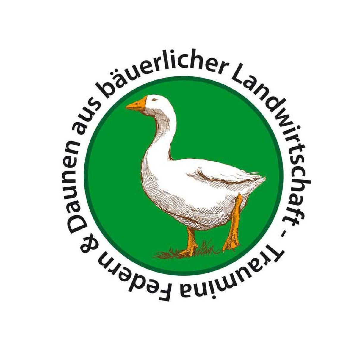 Traumina Daunenkissen Plume, Füllung: Weiße, deutsche neue Bio-Gänsedaunen und -federn, extra großflockig, Klasse 1, nach DIN EN 12934, selektiert, Innenkammer gefüllt mit 80% Daunen, 20% Federn, Außenkammern gefüllt mit 90% Daunen, 10% Federn, Seitenschläfer, Rückenschläfer, allergikerfreundlich