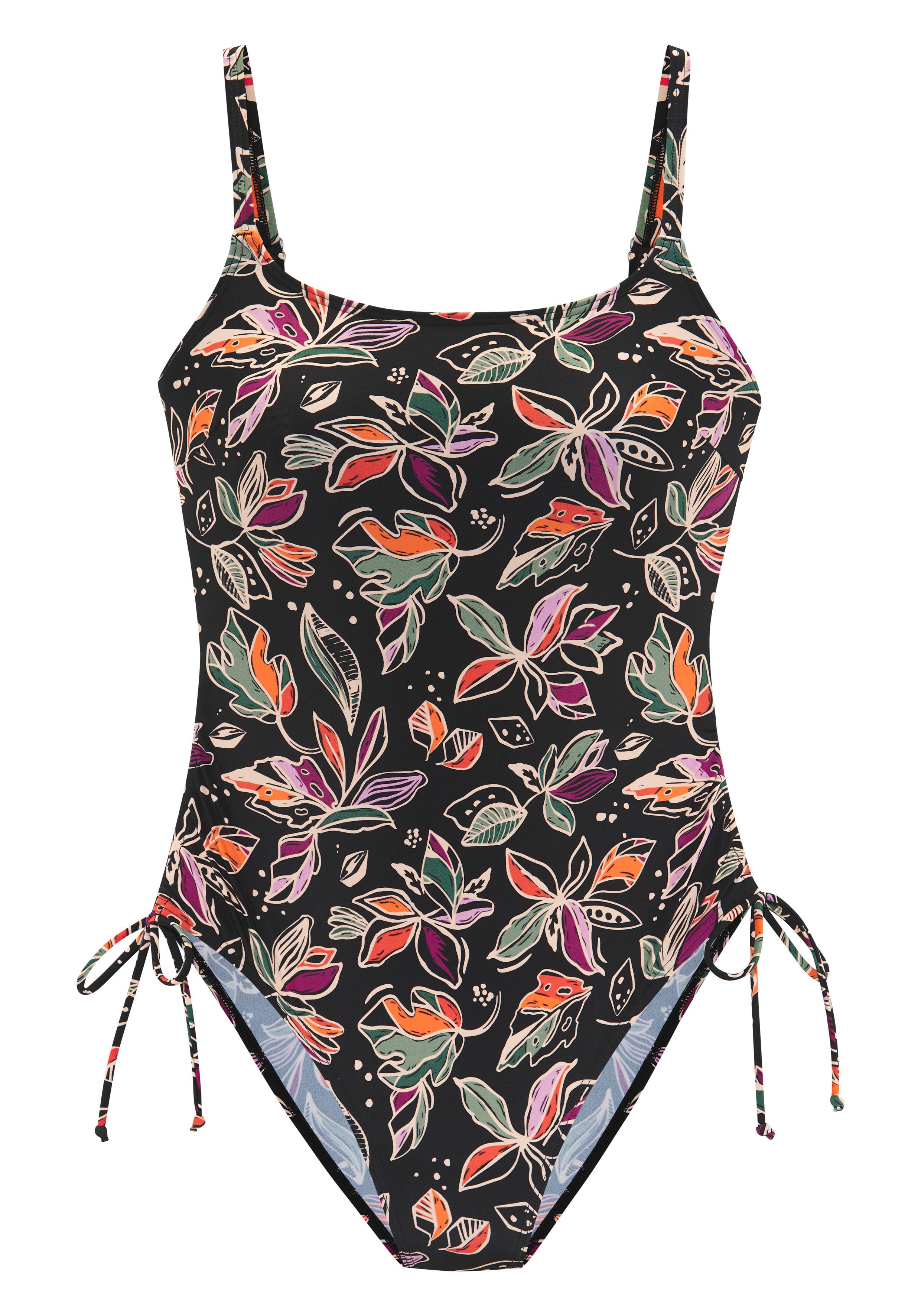 Buffalo Badeanzug Whoopi mit modernem Blätterdruck. € 59,99