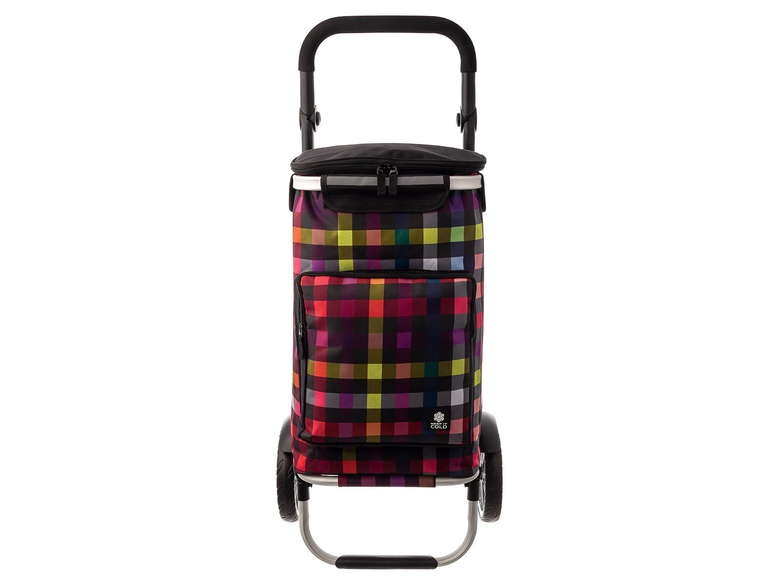 Franky Einkaufstrolley Einkaufroller ER10 Einkaufstrolley mit separater Kühltasche, 54 l